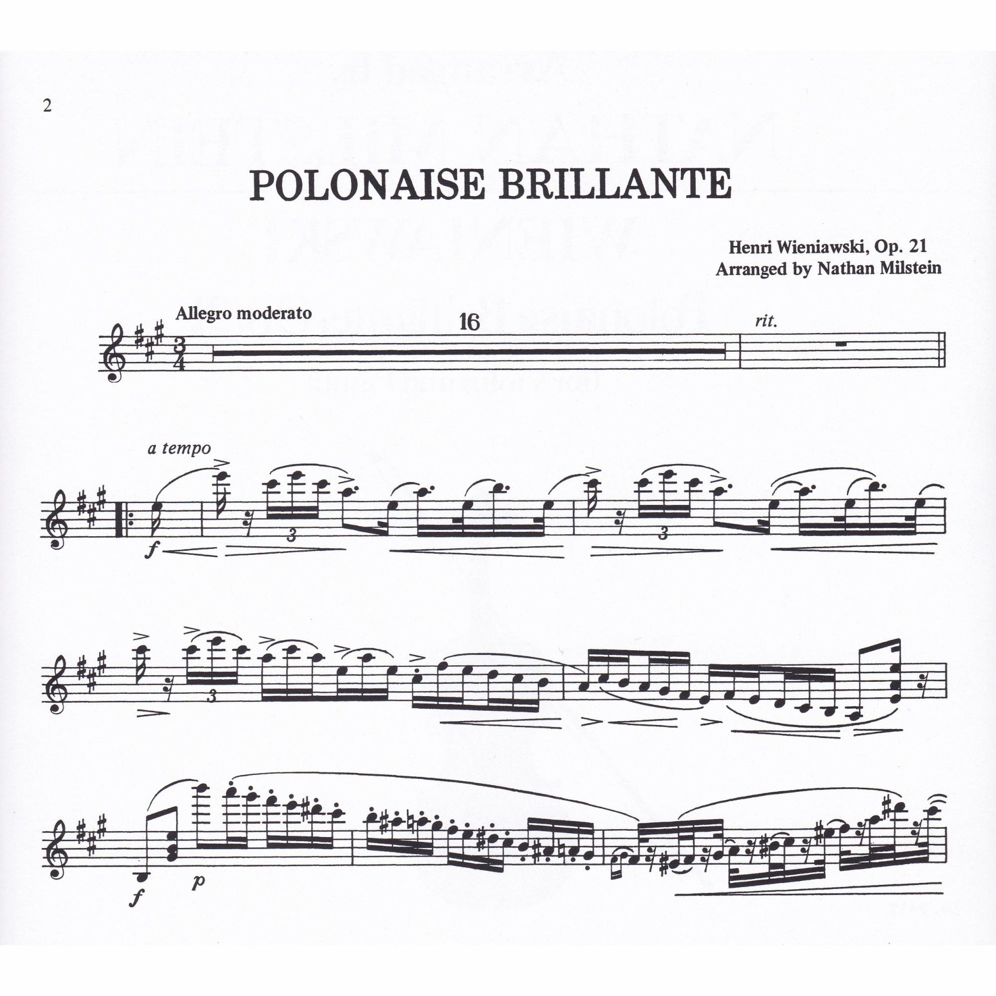 Polonaise Brillante No. 2 in A Major, Op. 21