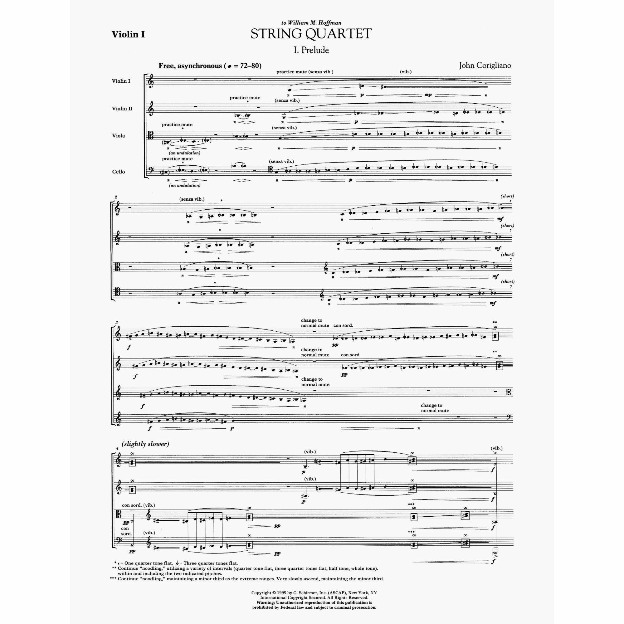 Sample: Violin I (Pg. 2)