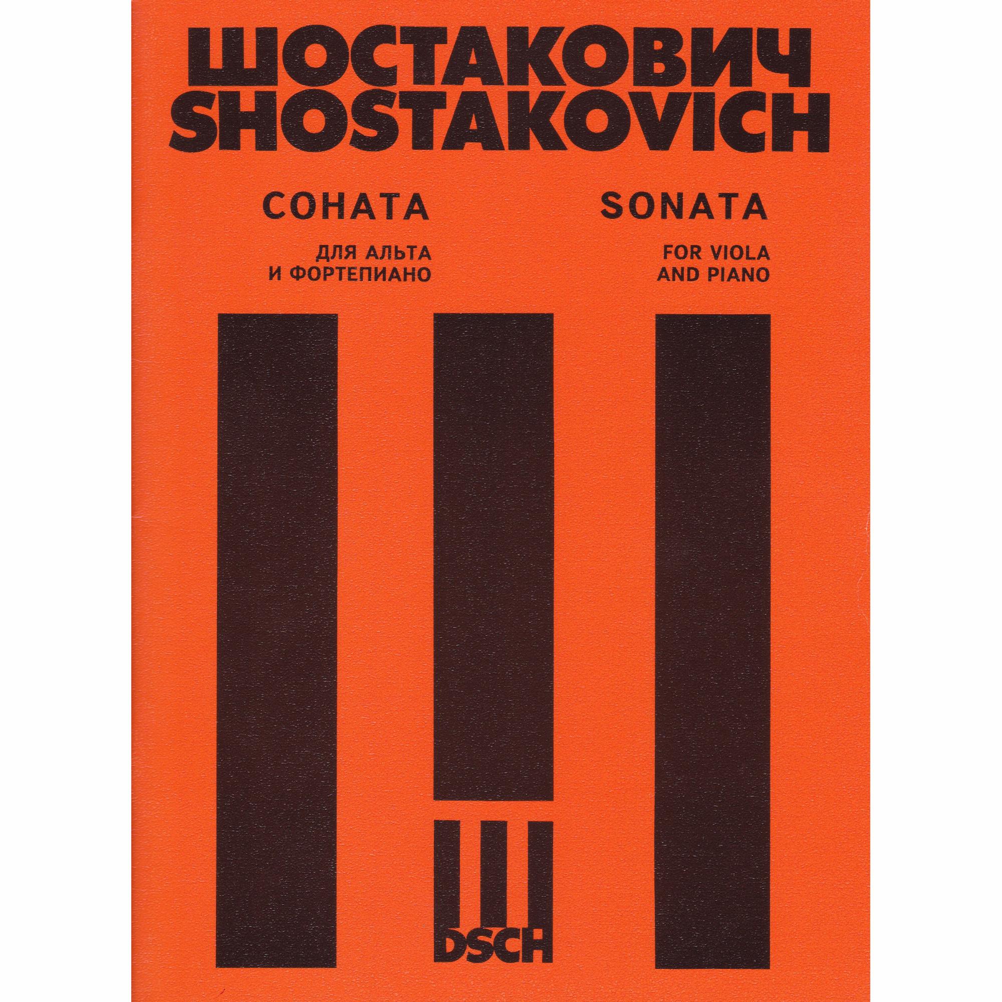 Shostakovich -- Sonata, Op. 147 for Viola and Piano