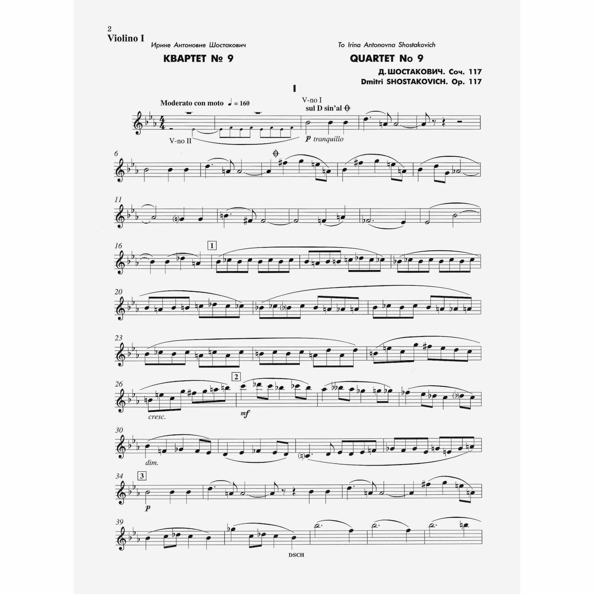 Sample: Violin I (Pg. 2)