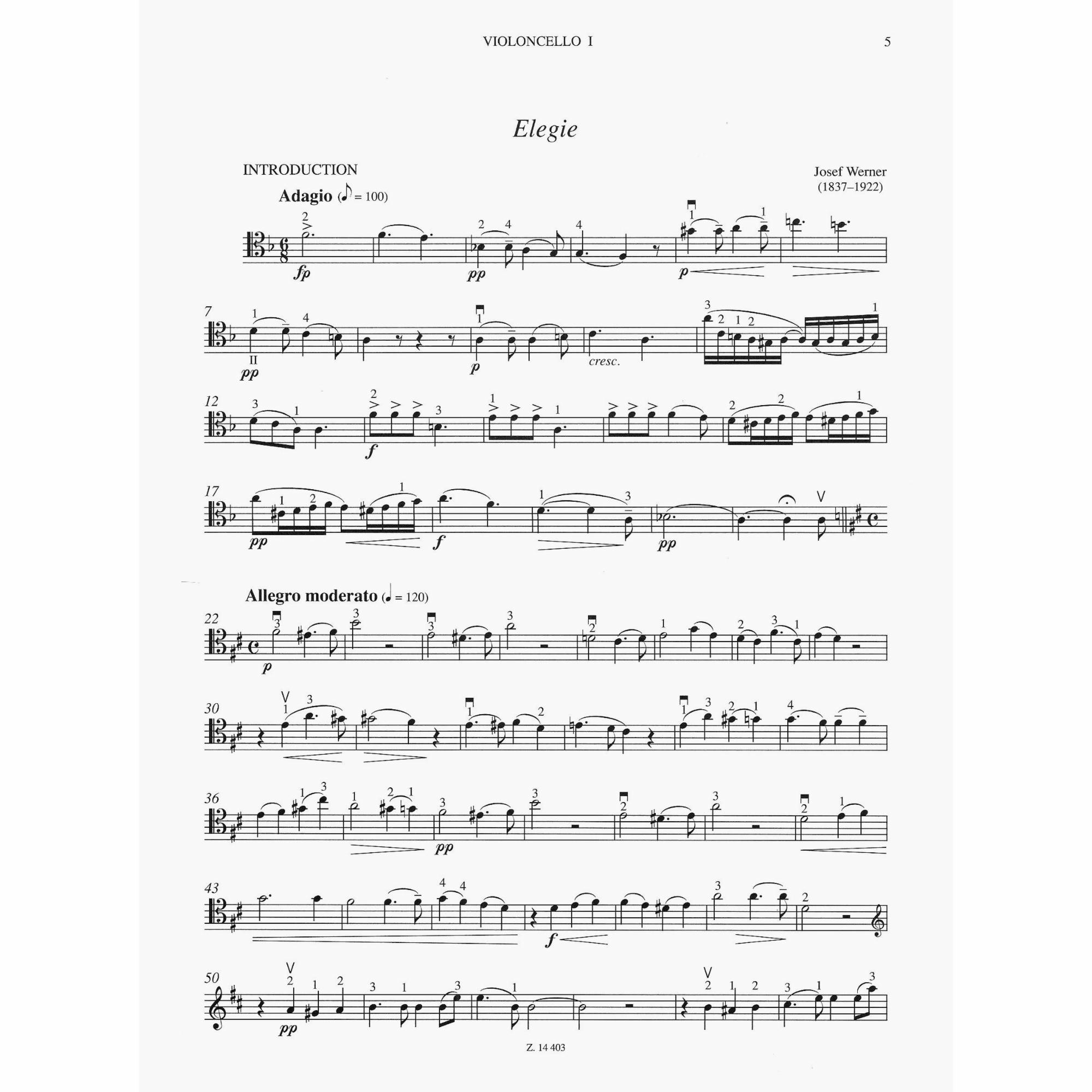 Sample: Cello (Pg. 5)