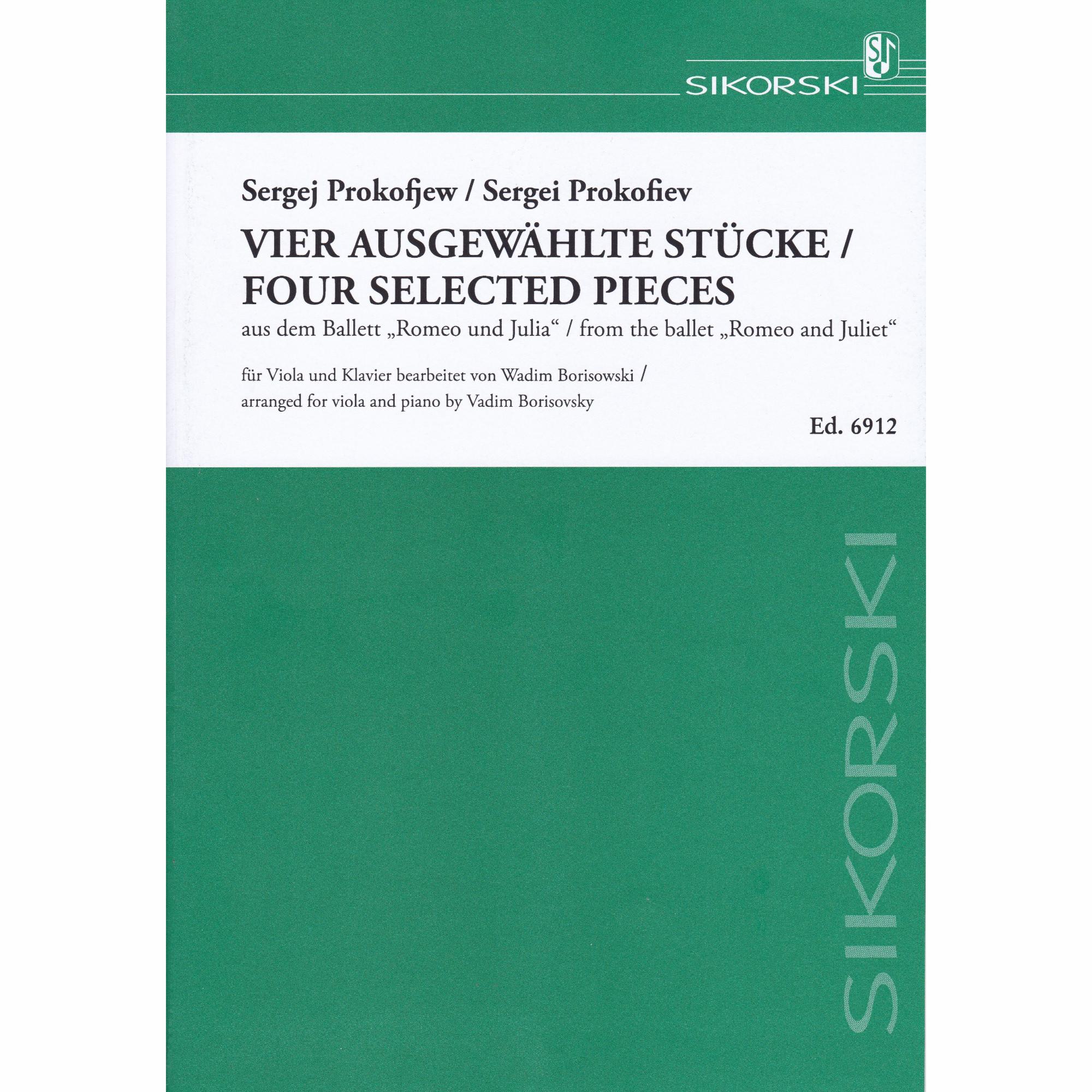 Prokofiev -- Four Selected Pieces, from Romeo and Juliet for Viola and Piano
