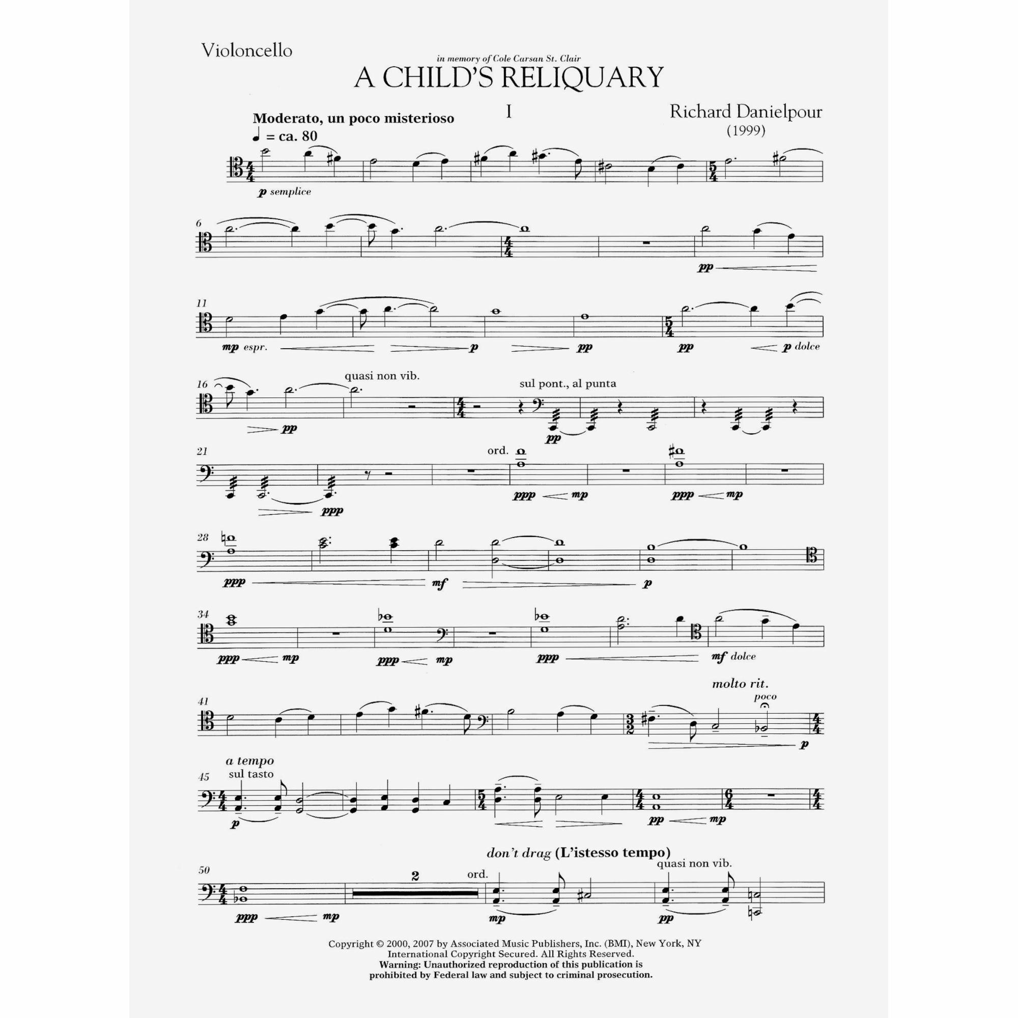 Sample: Cello (Pg. 1)