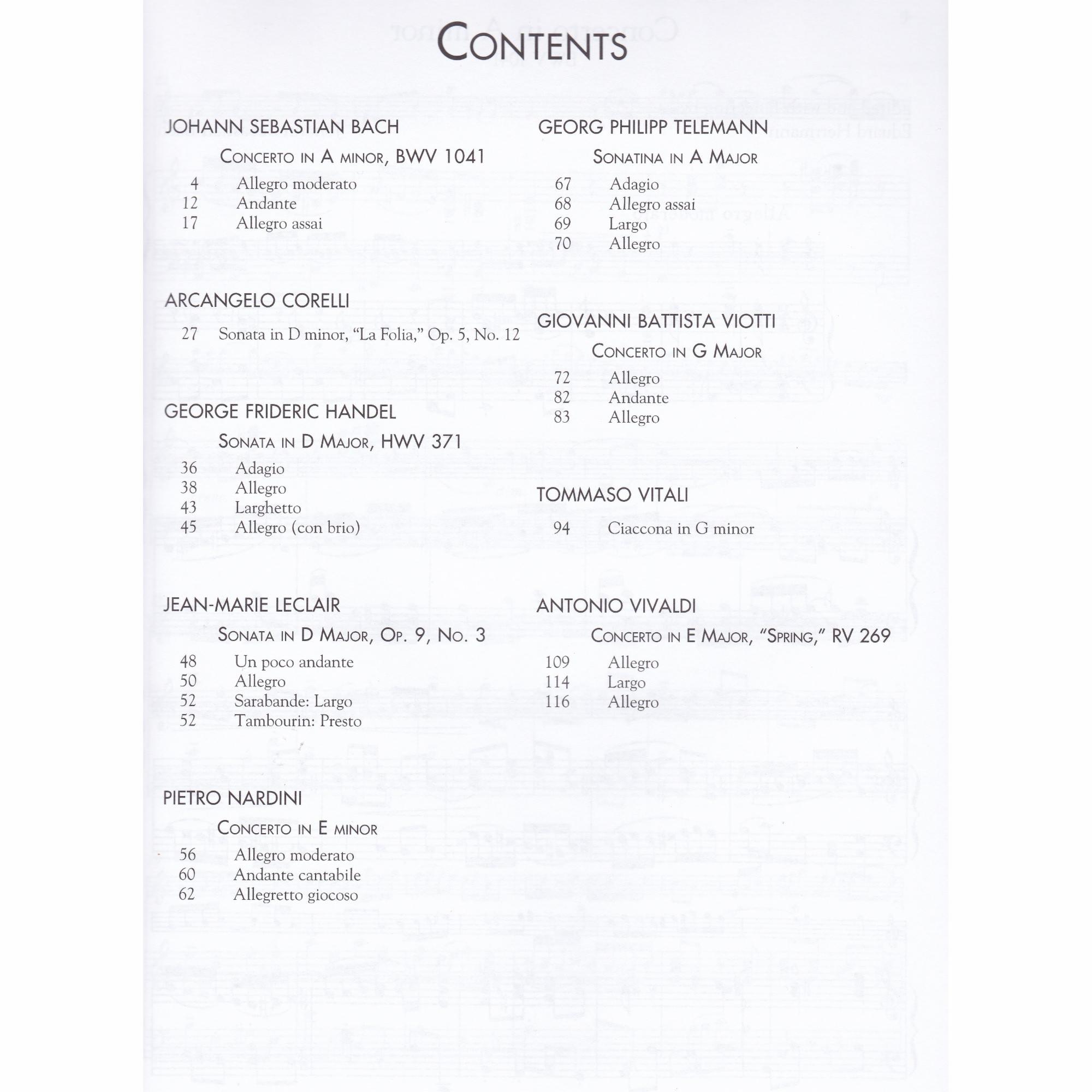 Table of Contents