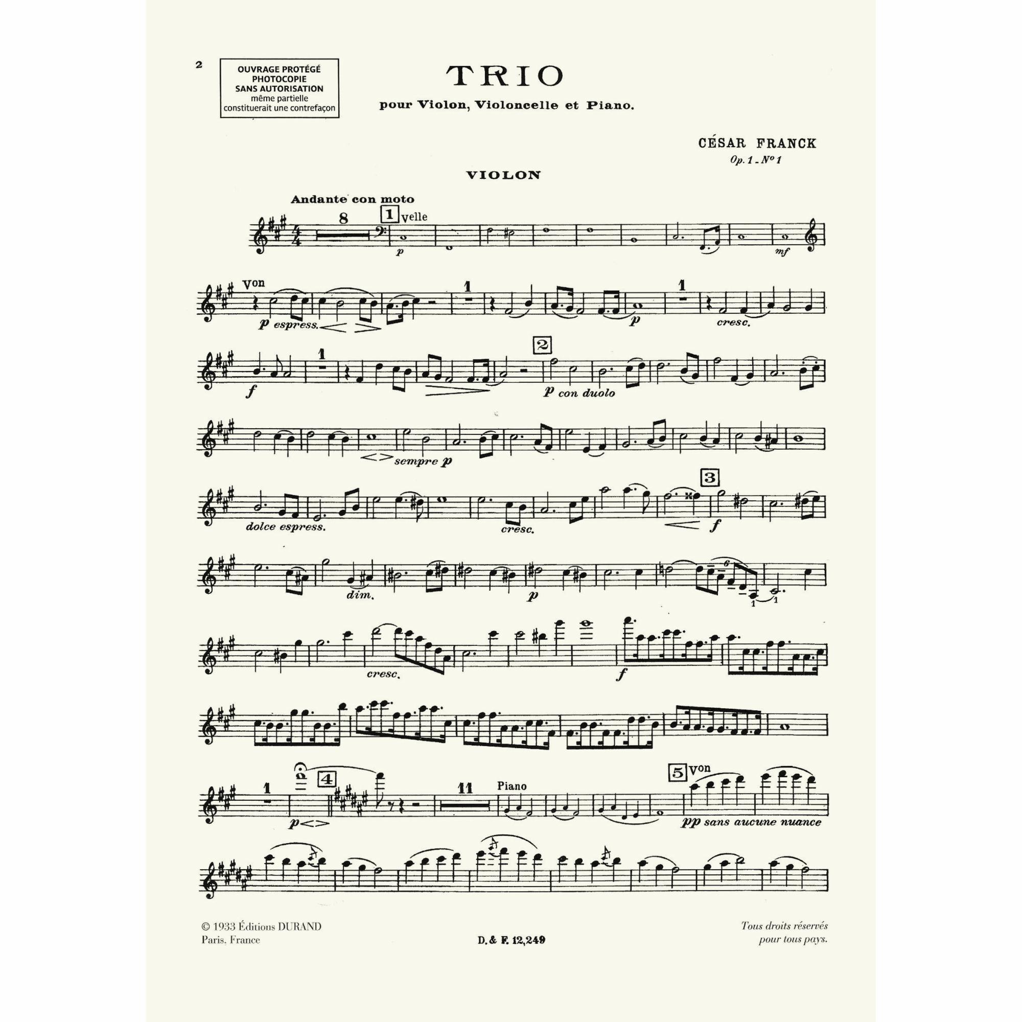 Sample: Violin (Pg. 2)