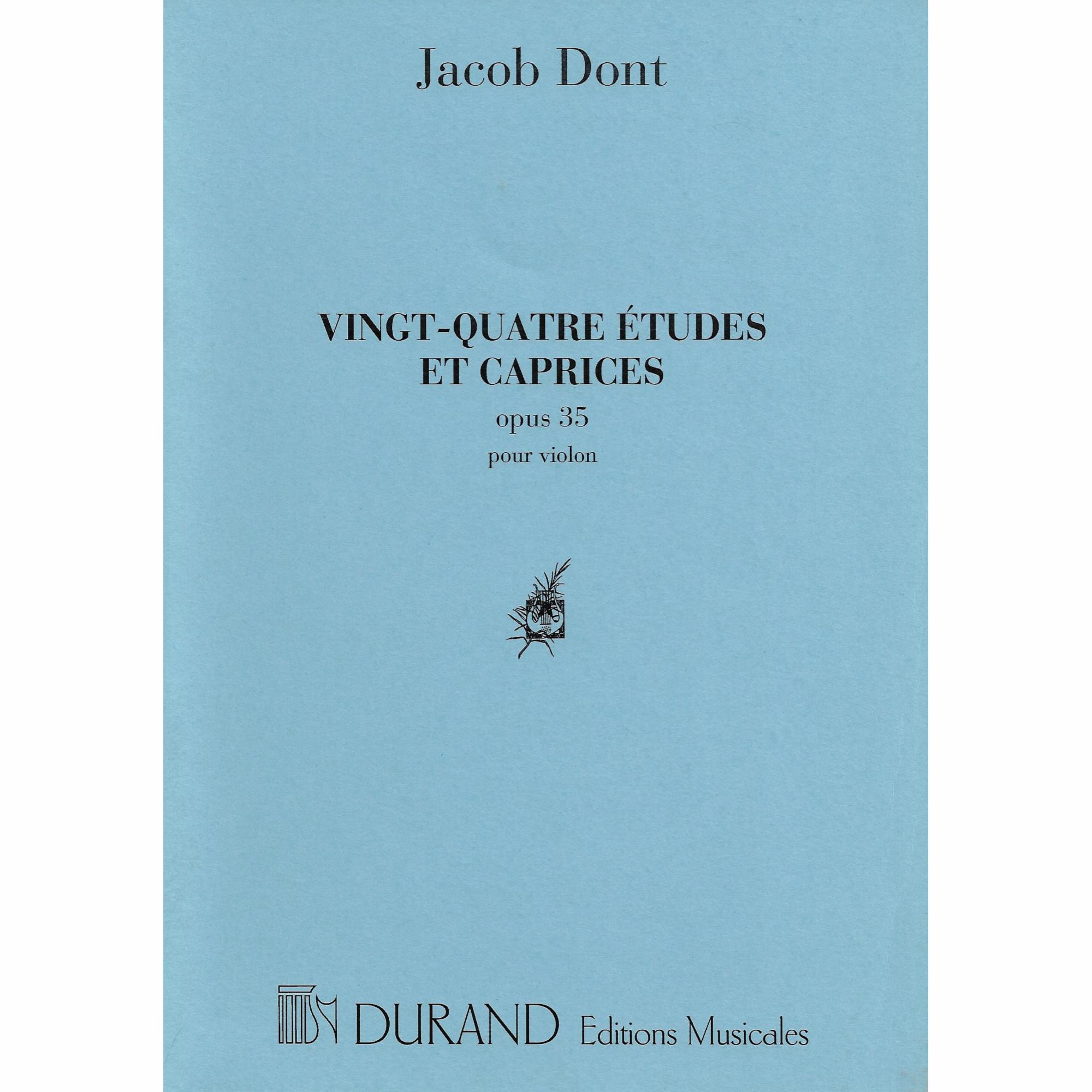 Dont -- 24 Etudes and Caprices, Op. 35 for Violin