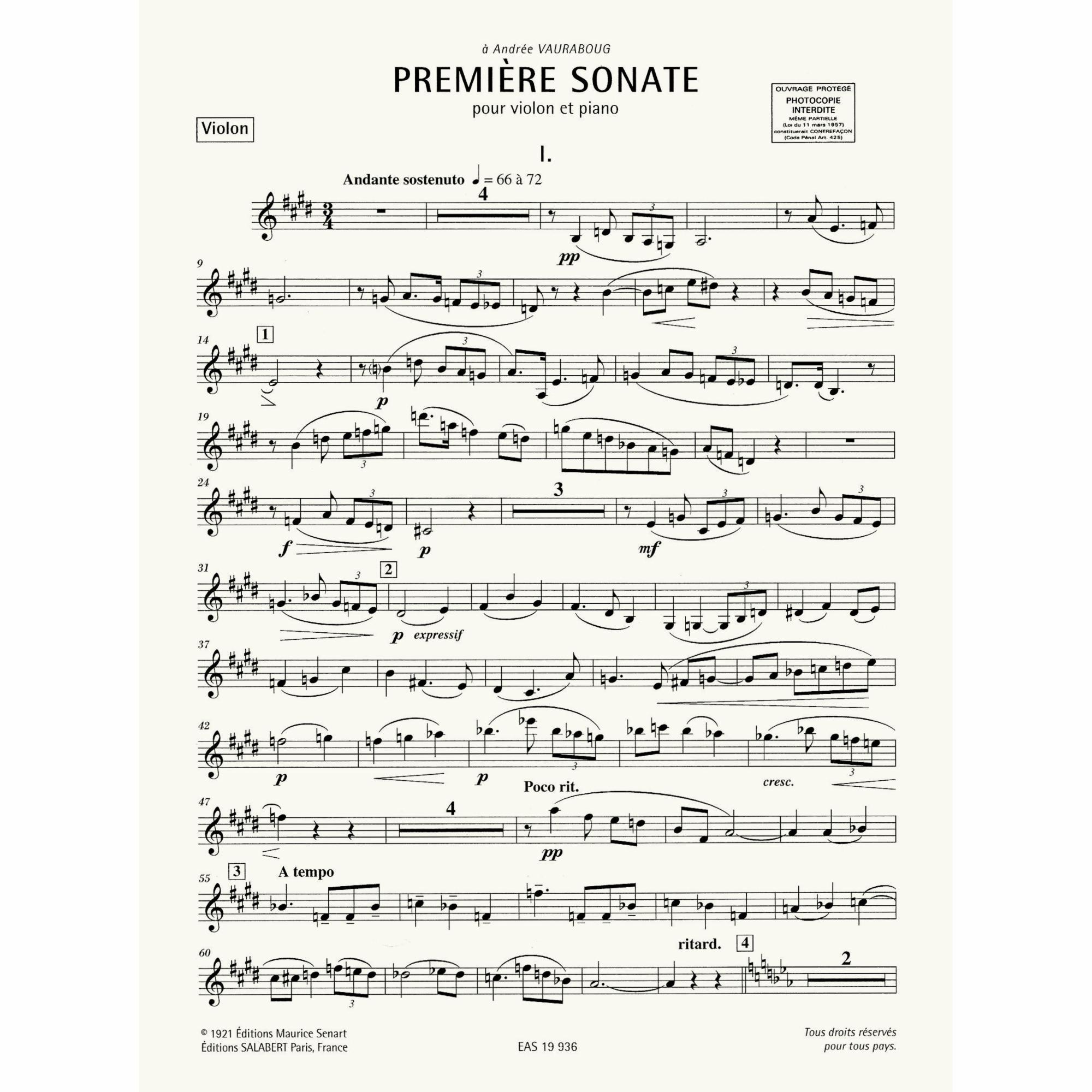 Sample: Violin Part