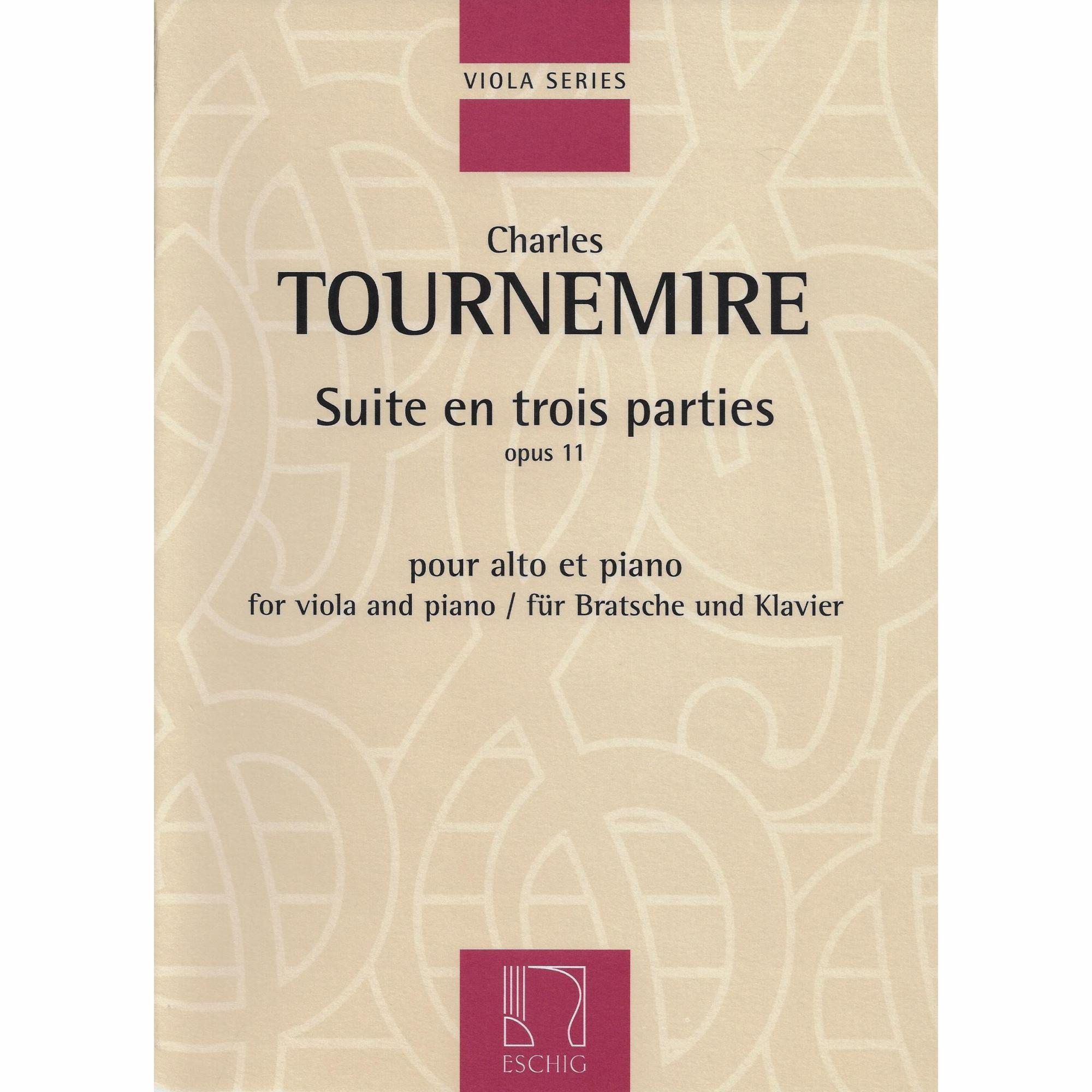 Tournemire -- Suite in Three Parts, Op. 11 for Viola and Piano