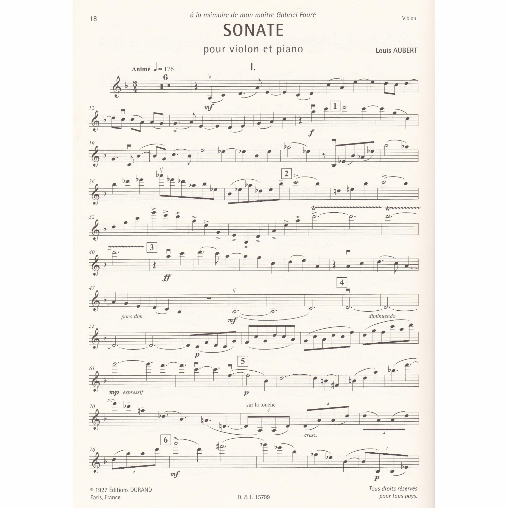 French Violin Sonatas, Vol. I