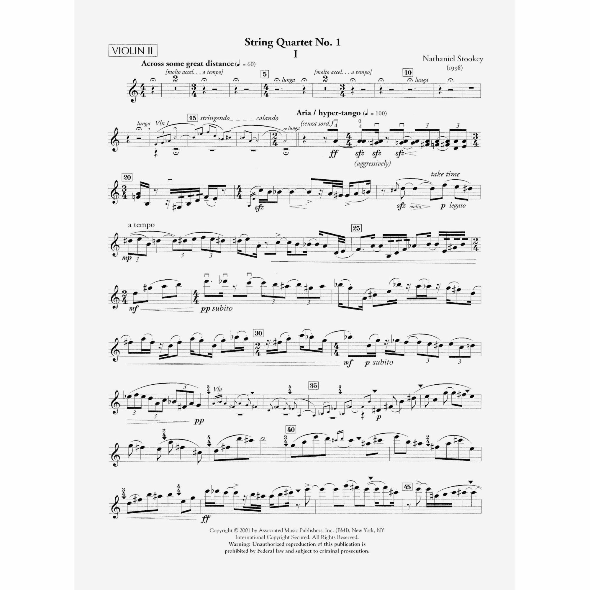 Sample: Violin II (Pg. 2)