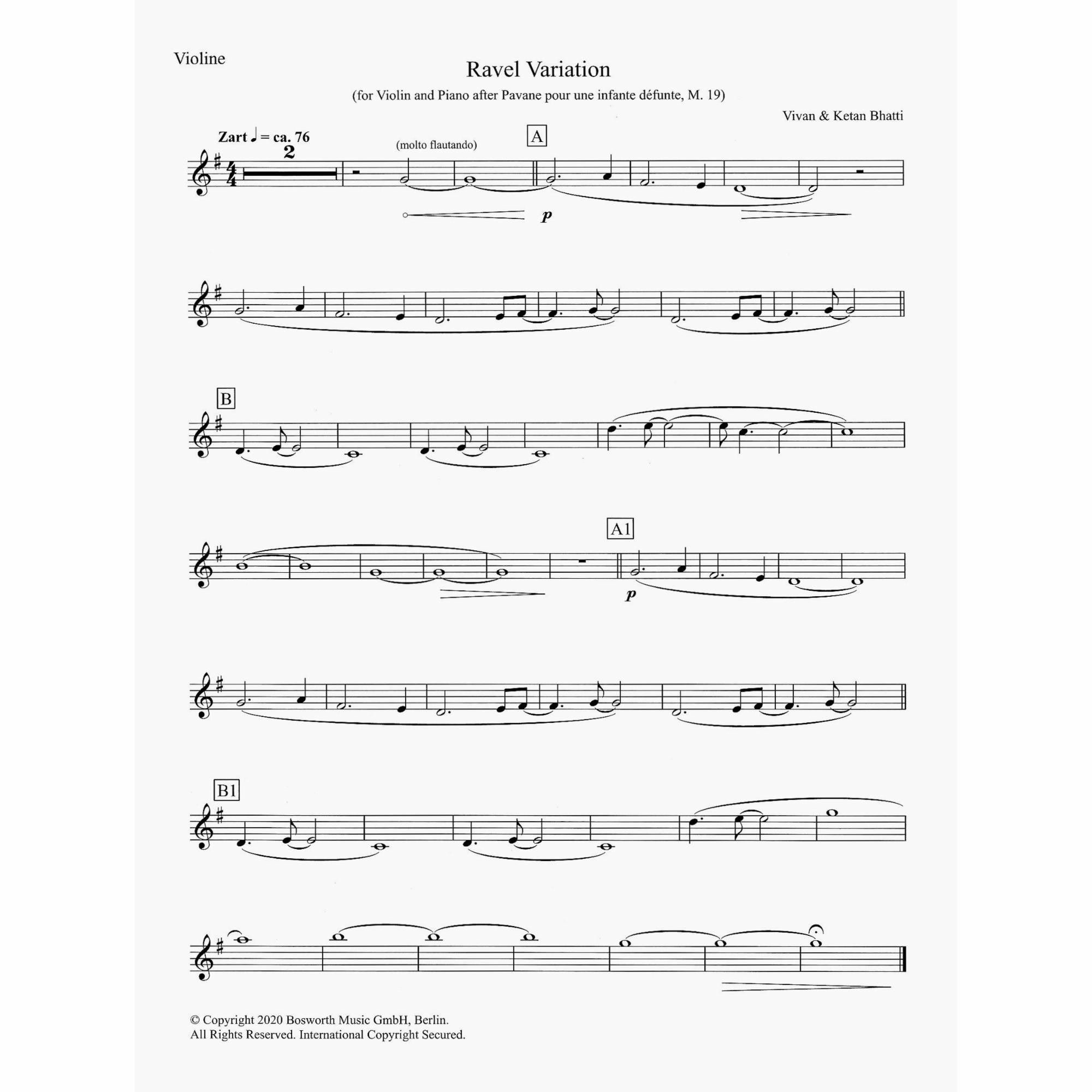 Sample: Violin Part