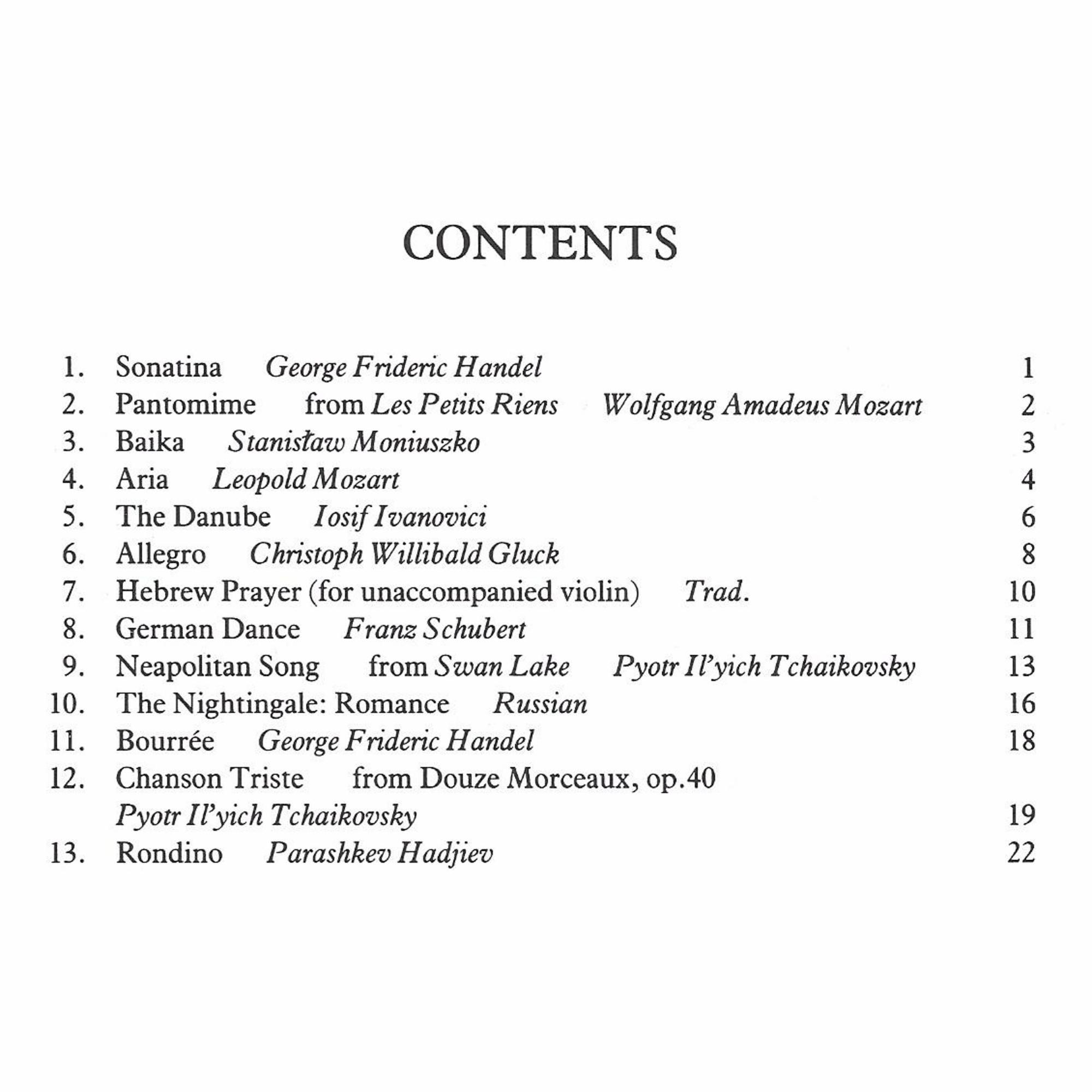 Book 4, Contents