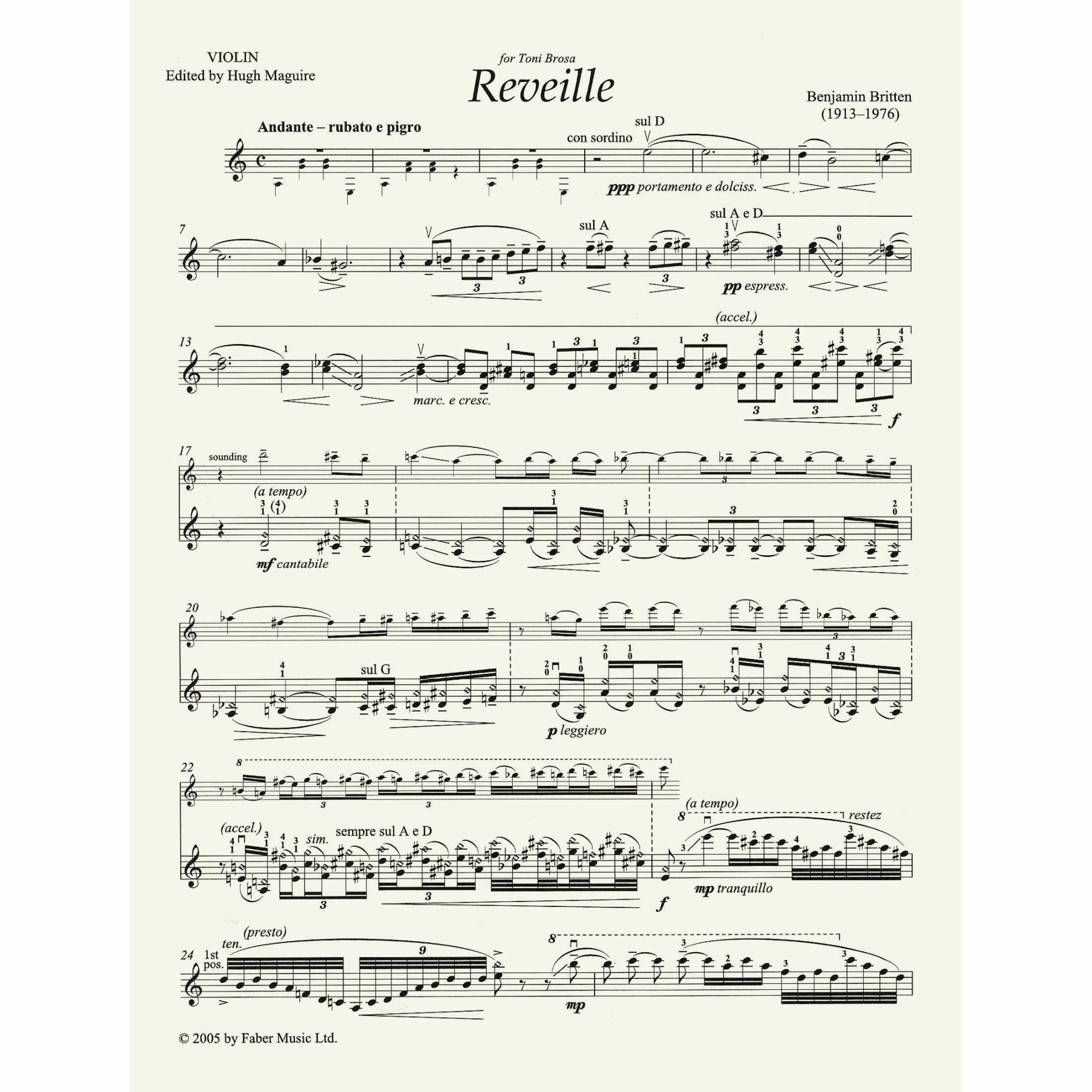 Sample: Violin (Pg. 1)