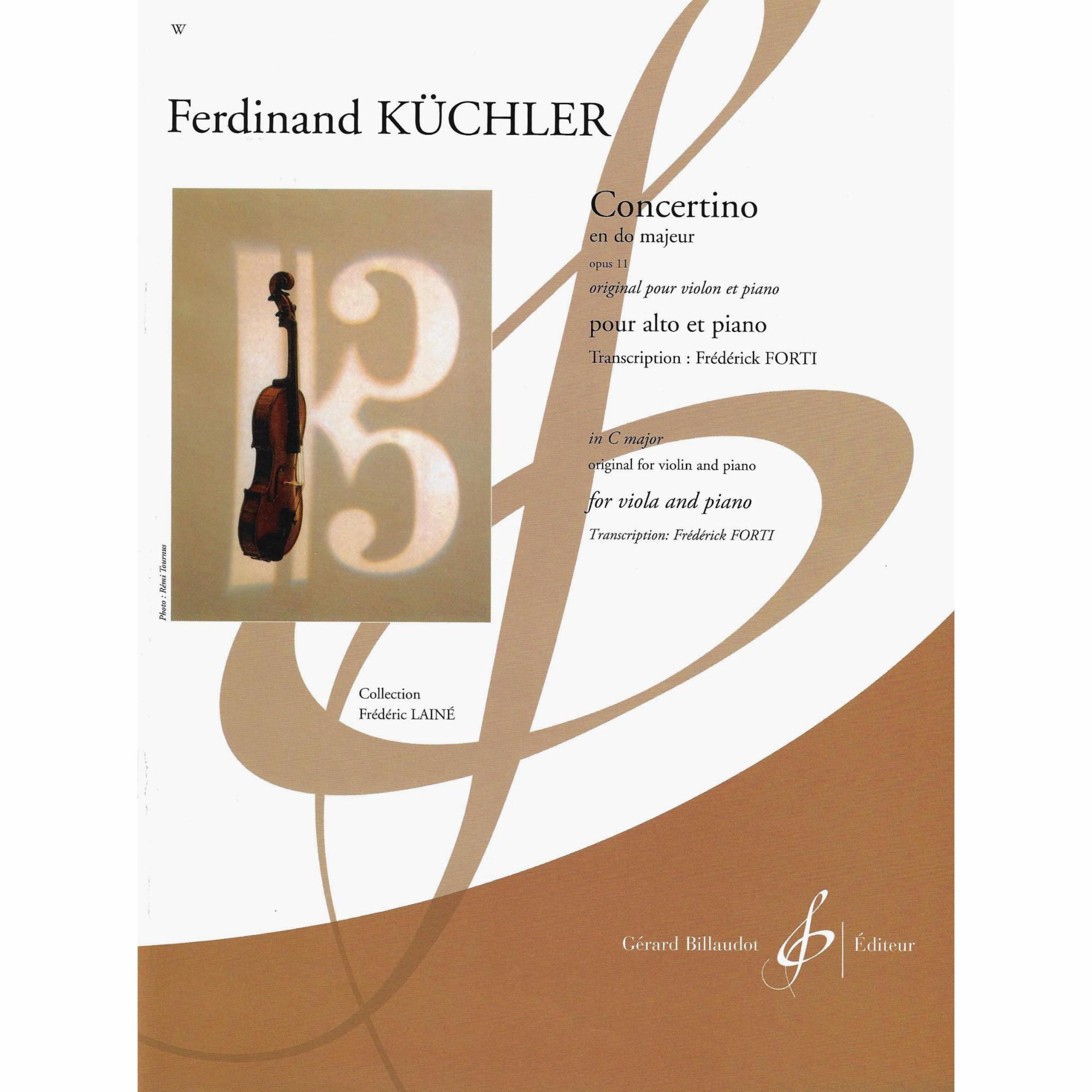 Kuchler -- Concertino in C Major, Op. 11 for Viola and Piano