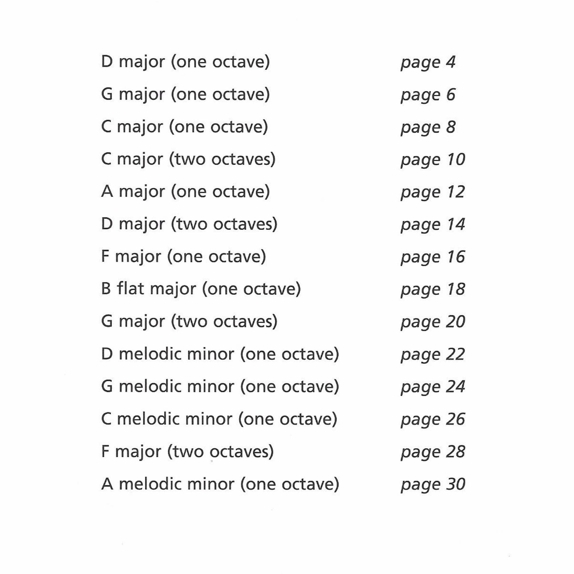 Cello, Contents