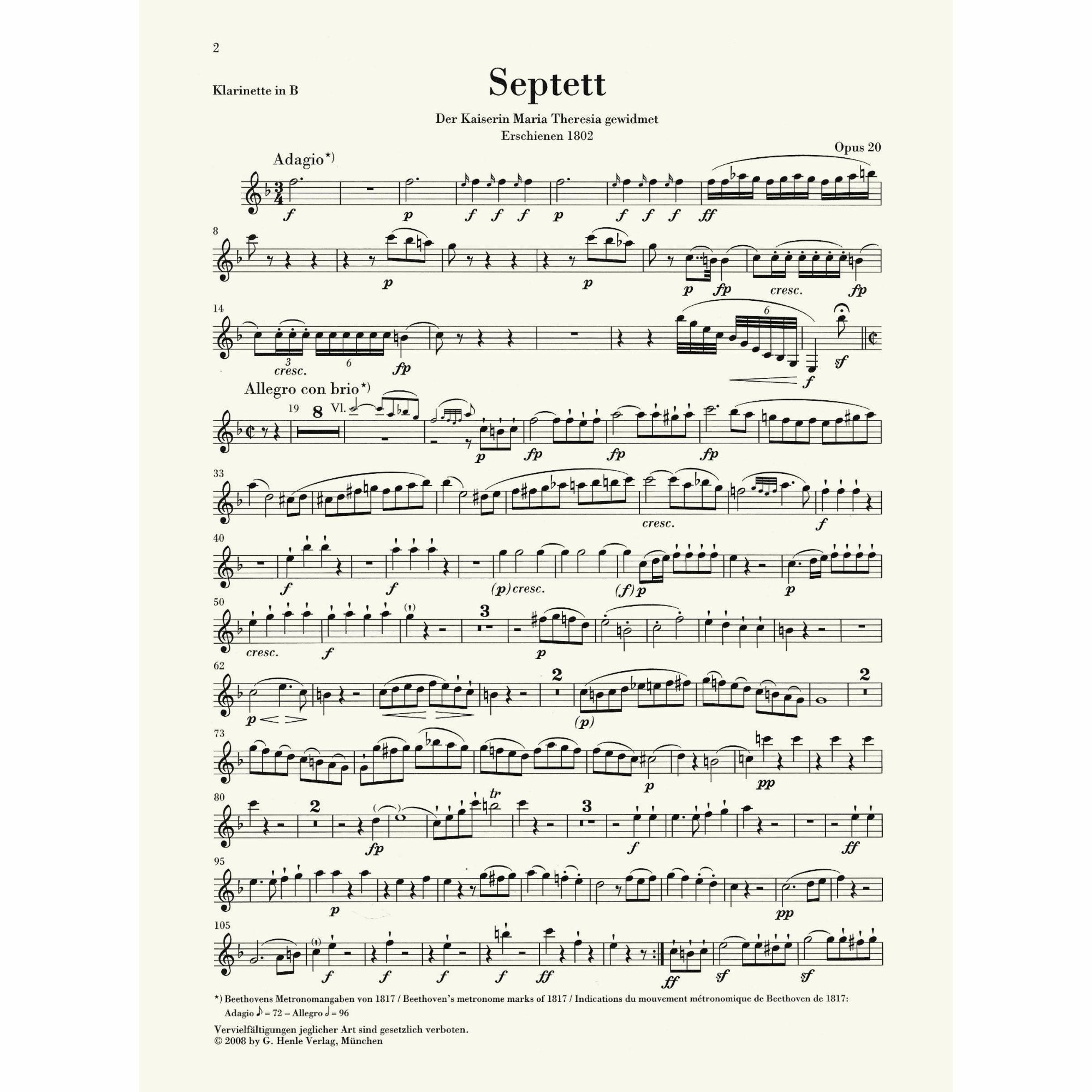 Sample: Clarinet (Pg. 2)