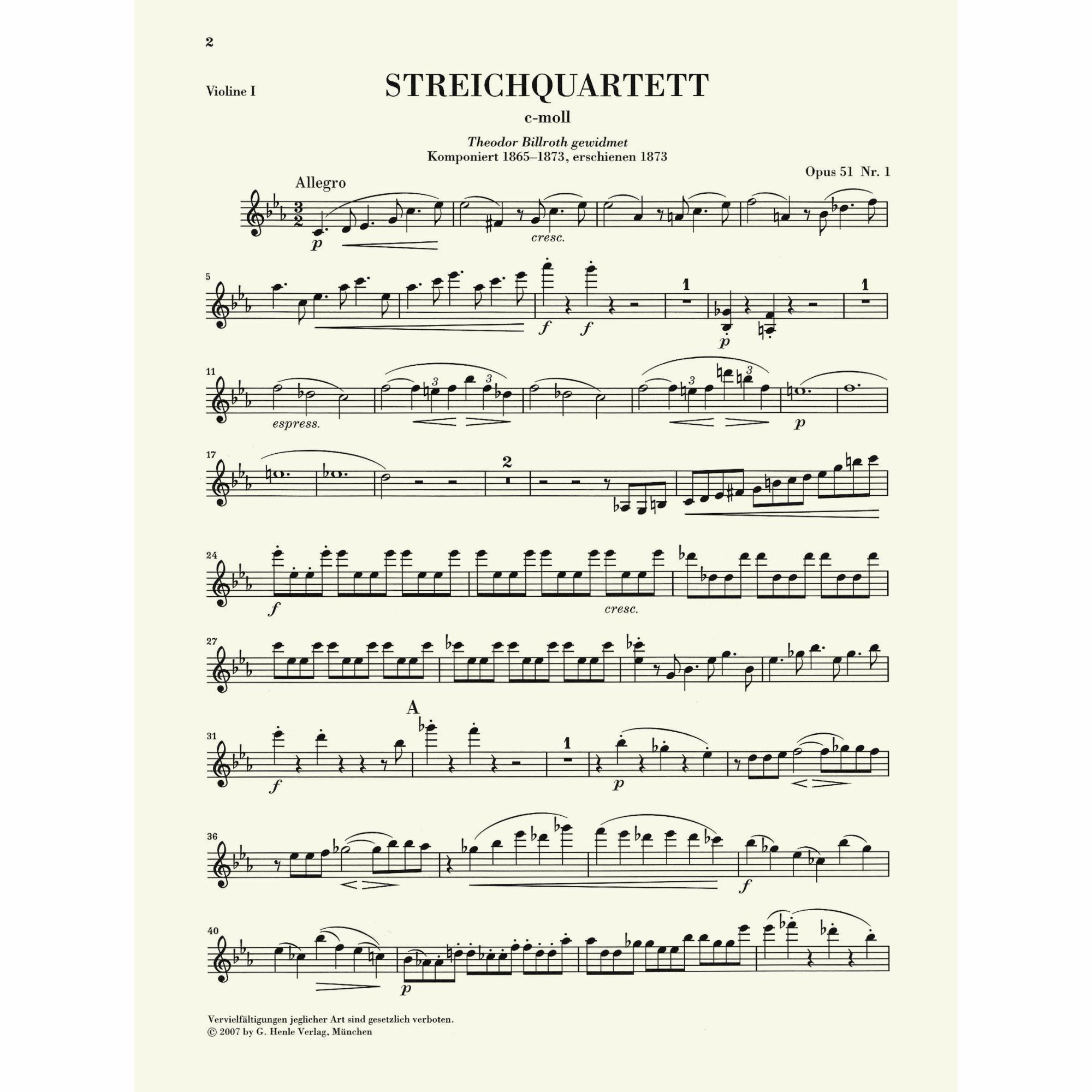 Sample: Violin I (Pg. 2)