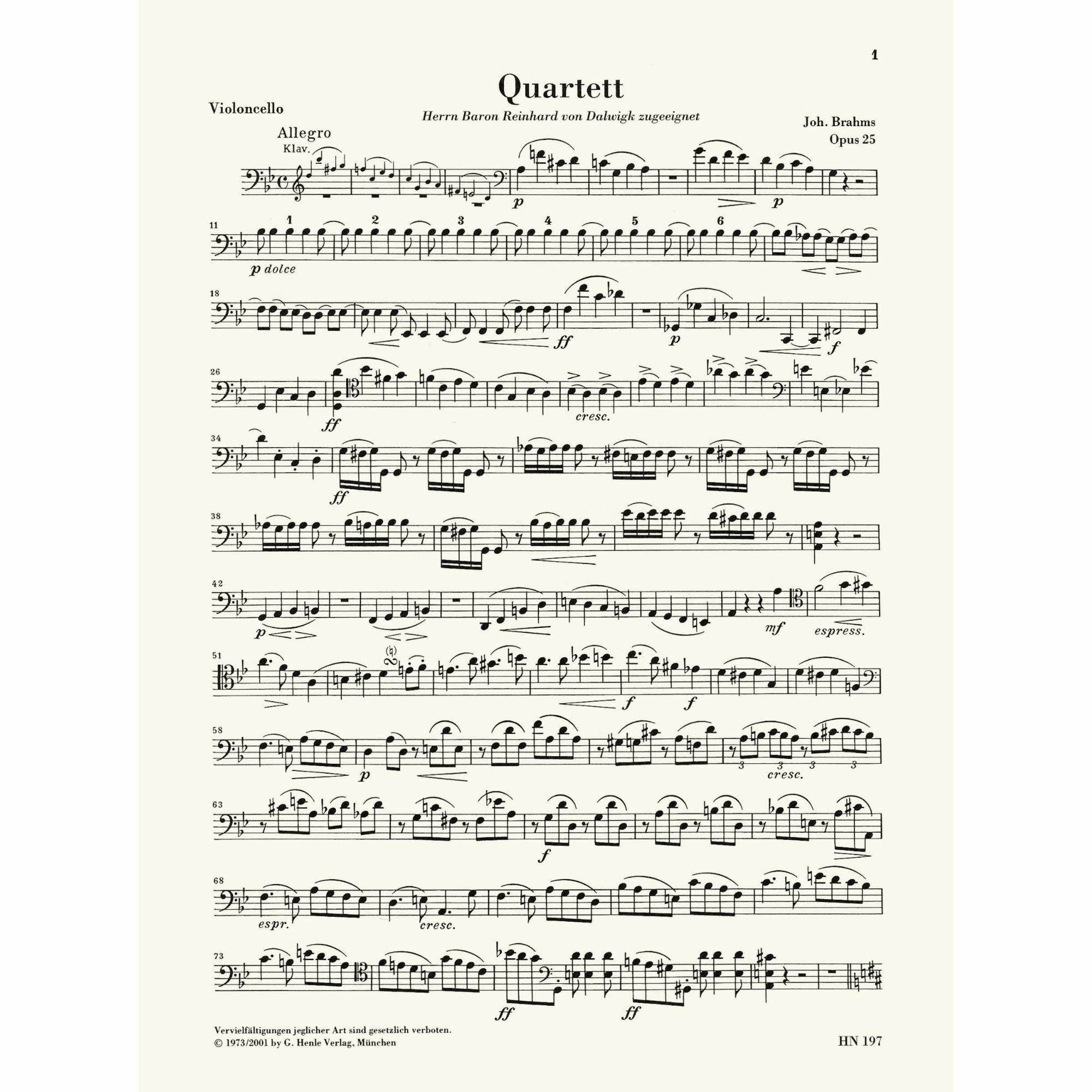 Sample: Cello (Pg. 1)