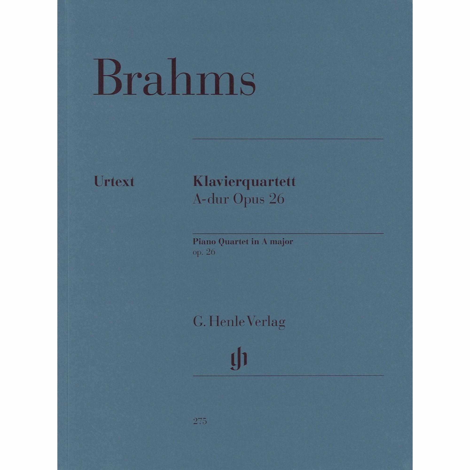 Brahms -- Piano Quartet in A Major, Op. 26