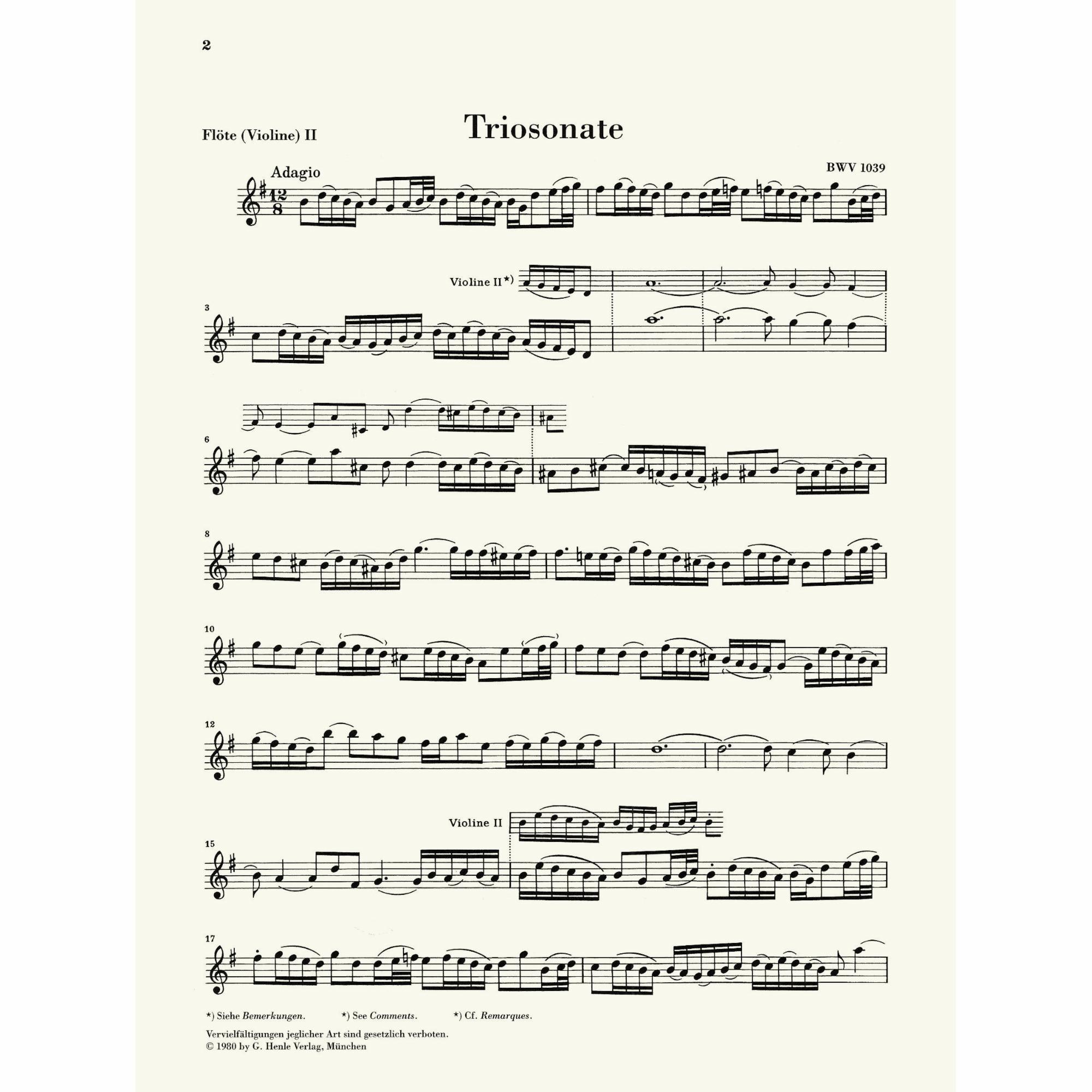 Sample: Violin II (Pg. 2)