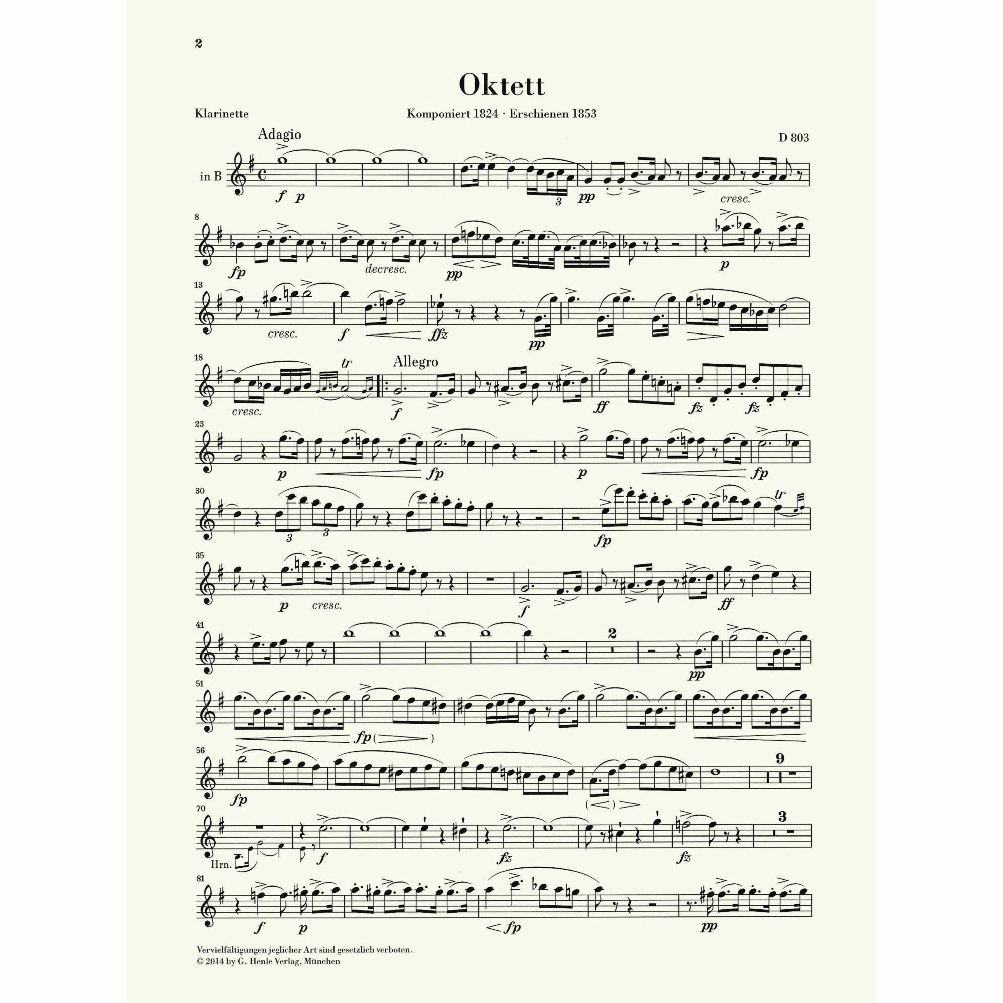 Sample: Clarinet (Pg. 2)