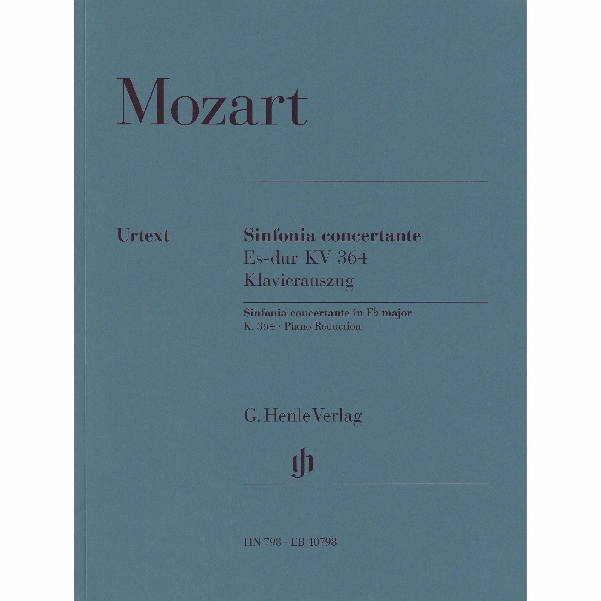 Mozart -- Sinfonia Concertante in E-flat Major, K. 364 for Violin, Viola, and Piano