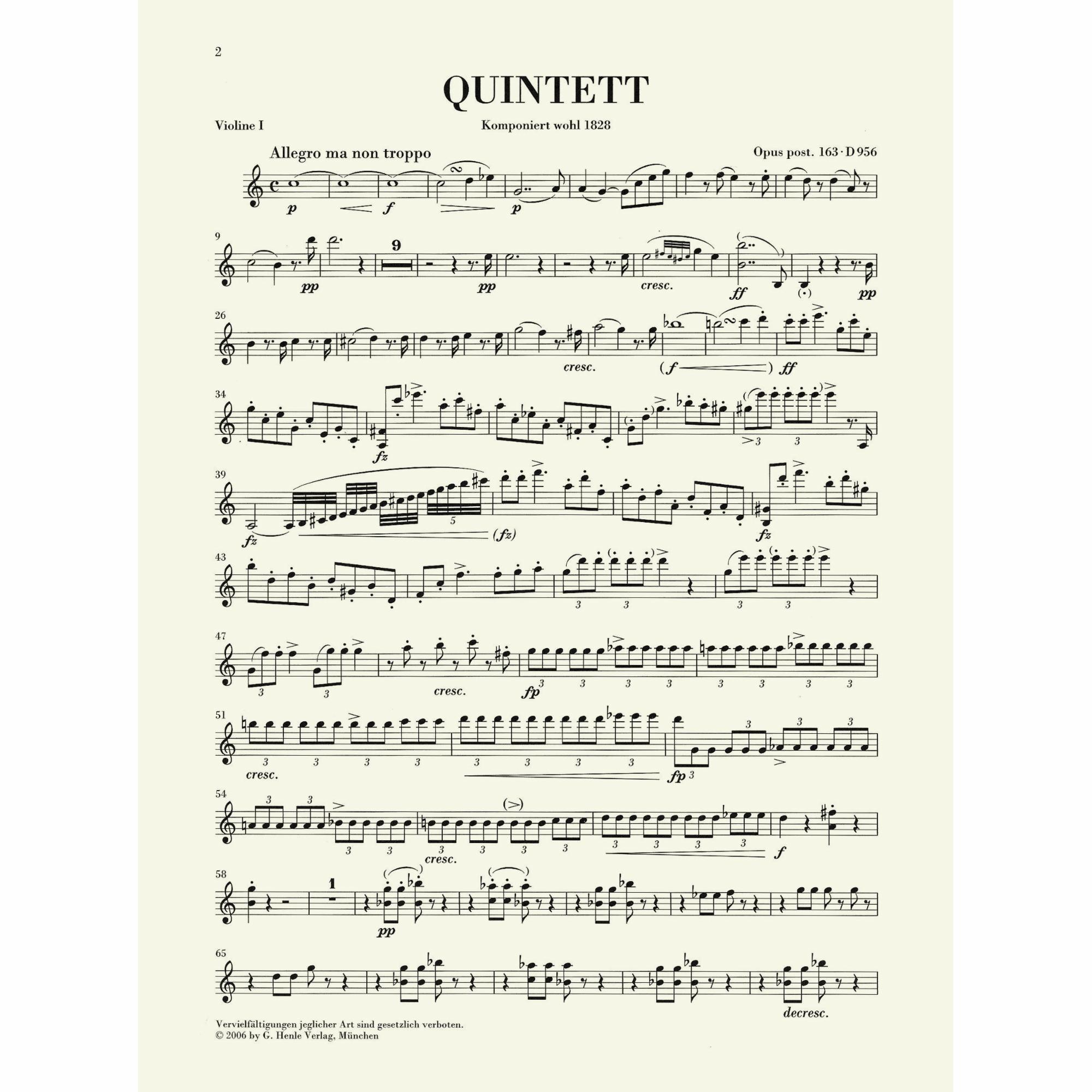 Sample: Violin I (Pg. 2)