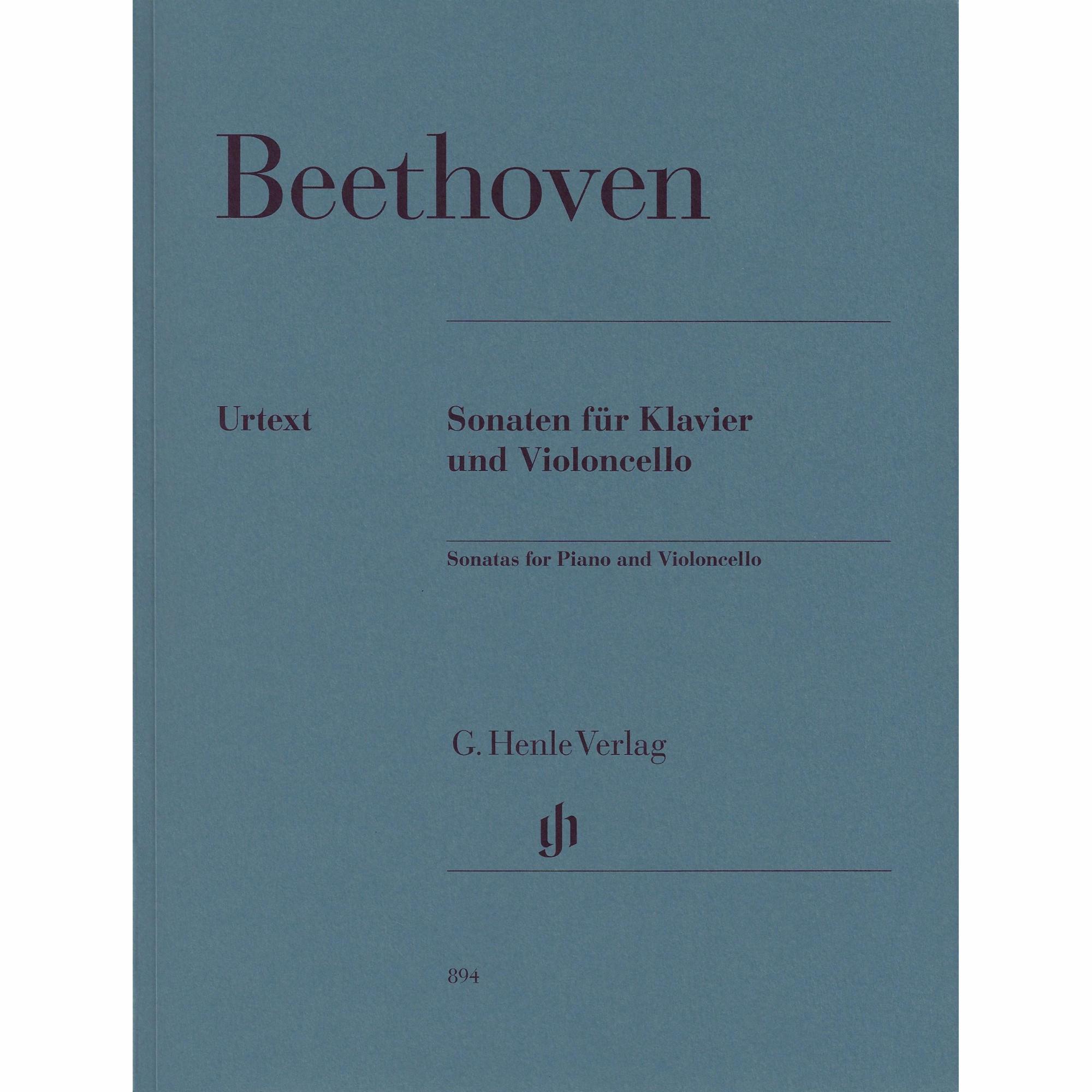 Beethoven -- Sonatas for Cello and Piano