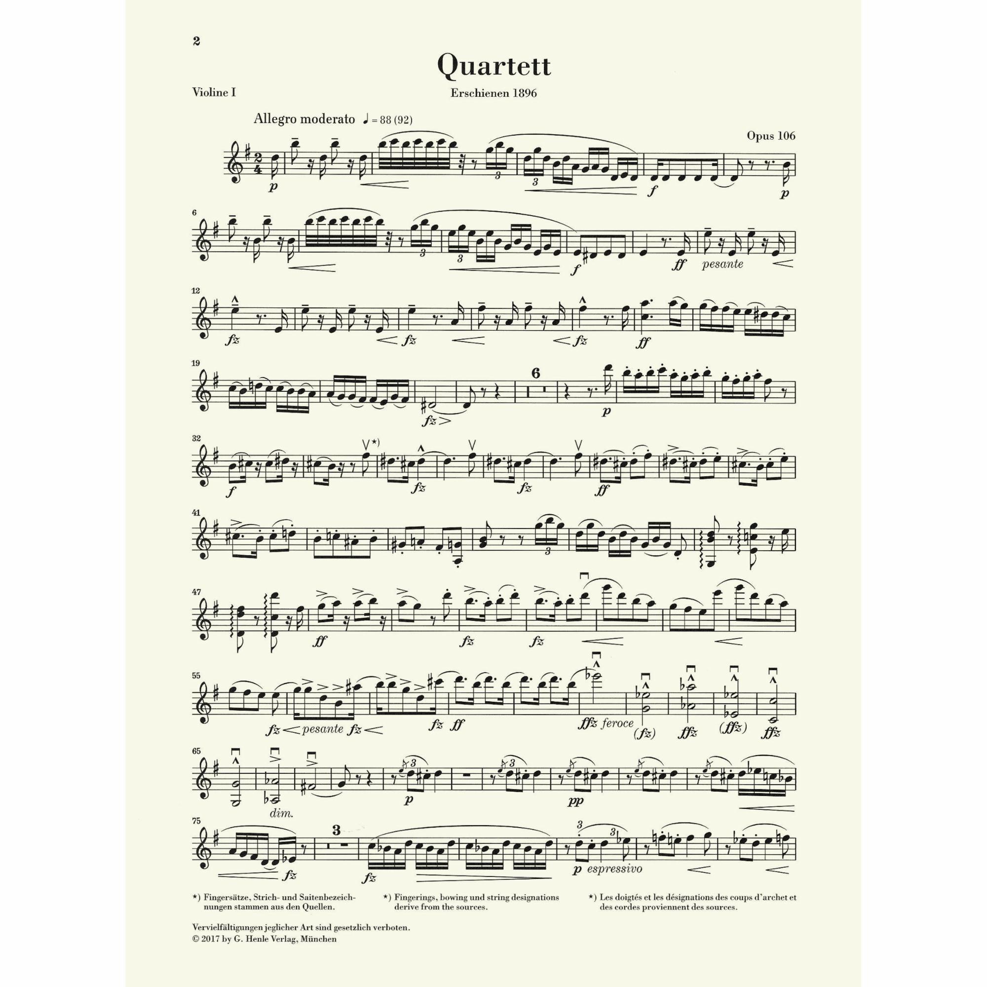 Sample: Violin I (Pg. 2)