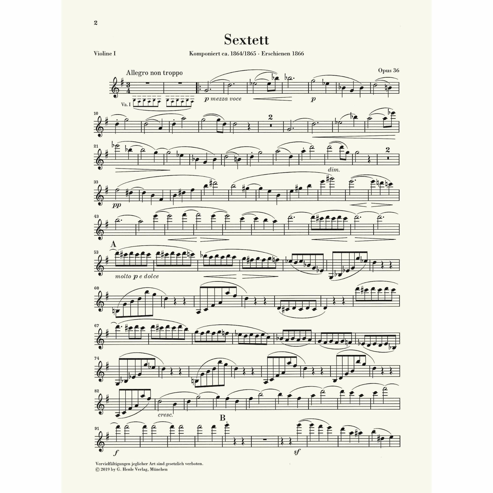 Sample: Violin I (Pg. 2)