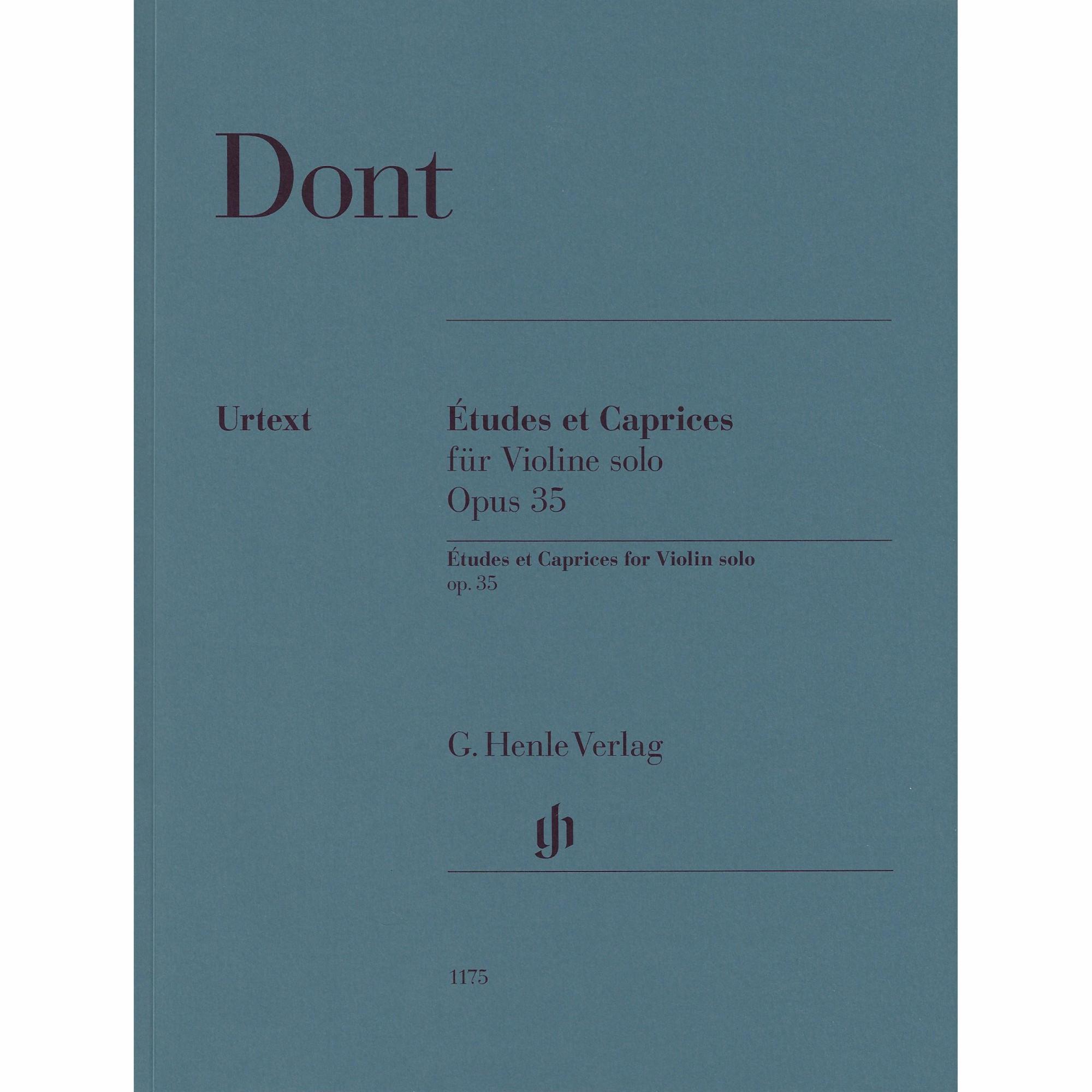 Dont -- Etudes and Caprices, Op. 35 for Violin