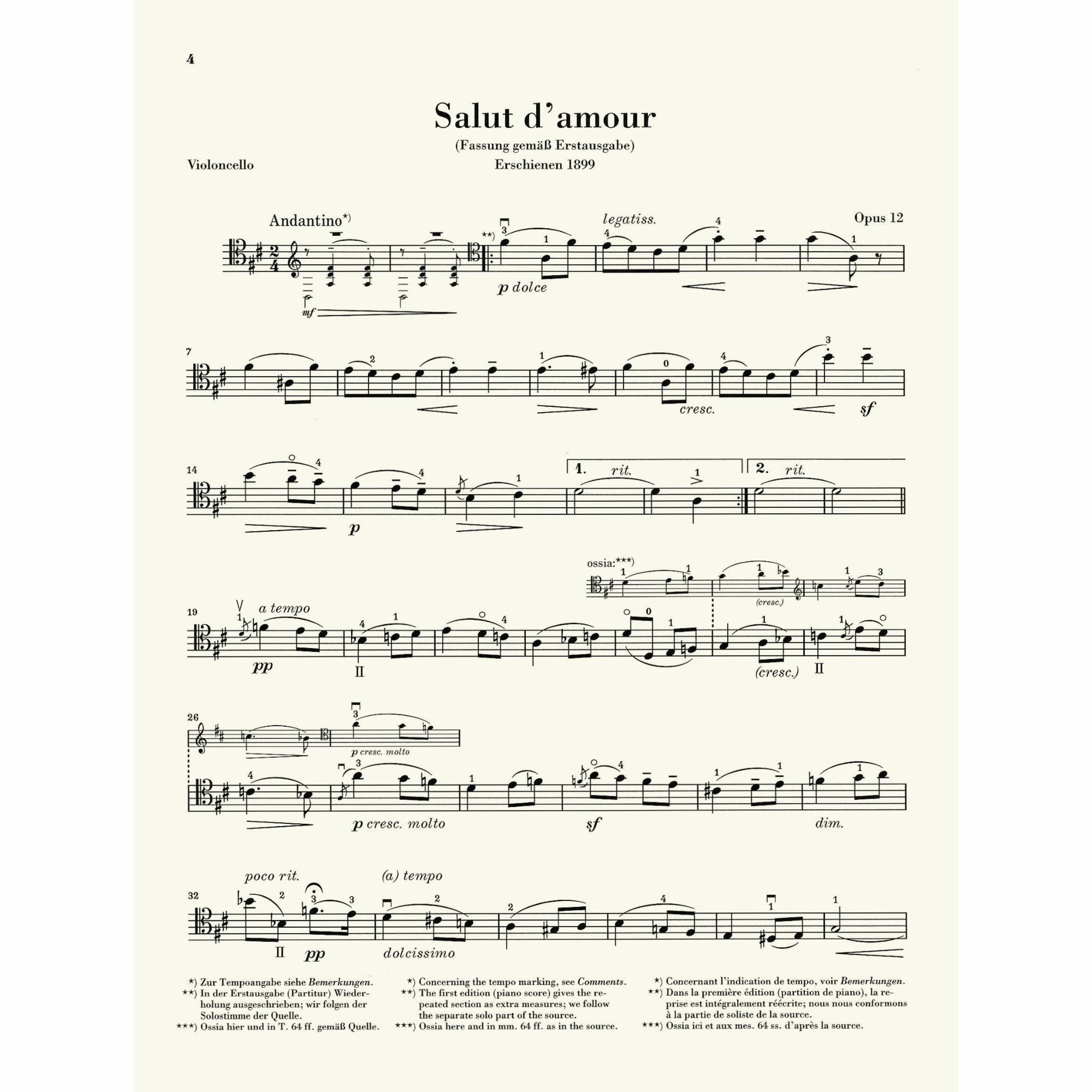 Sample: Marked Cello Part (Pg. 4)