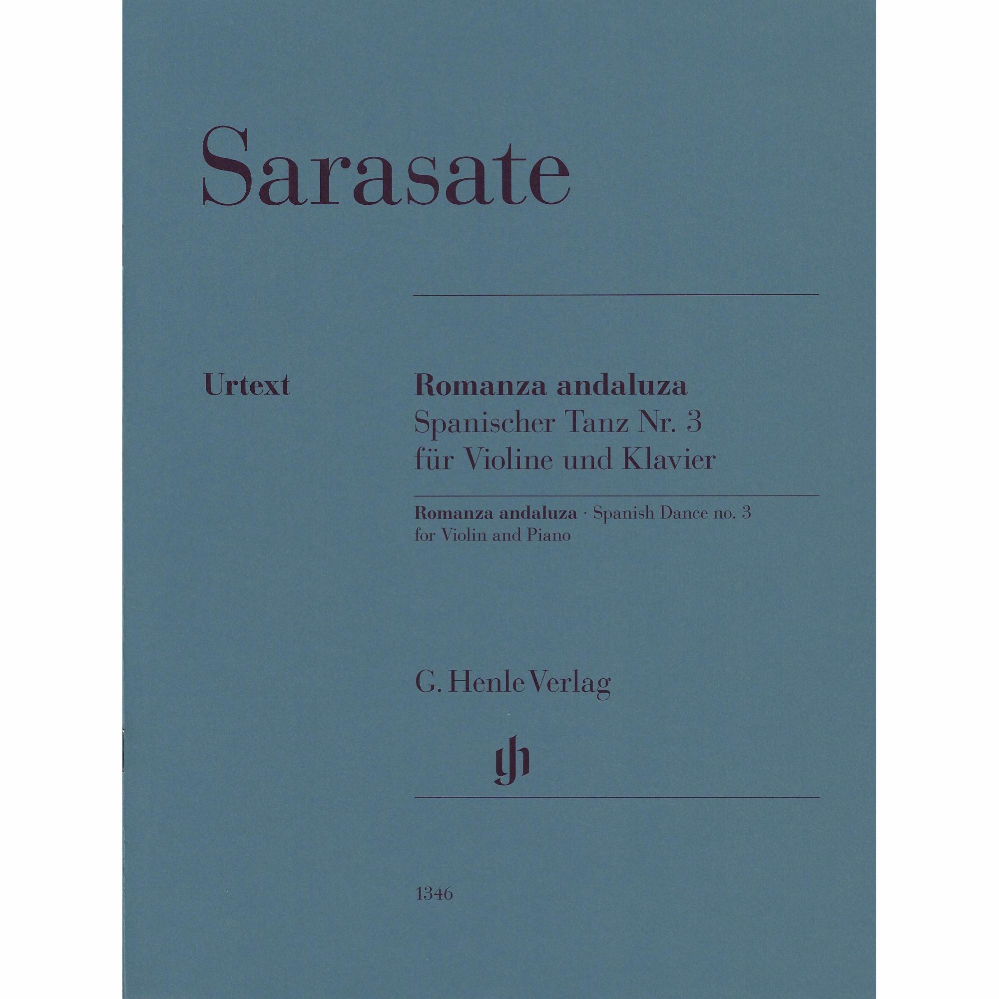 Sarasate -- Romanza andaluza for Violin and Piano