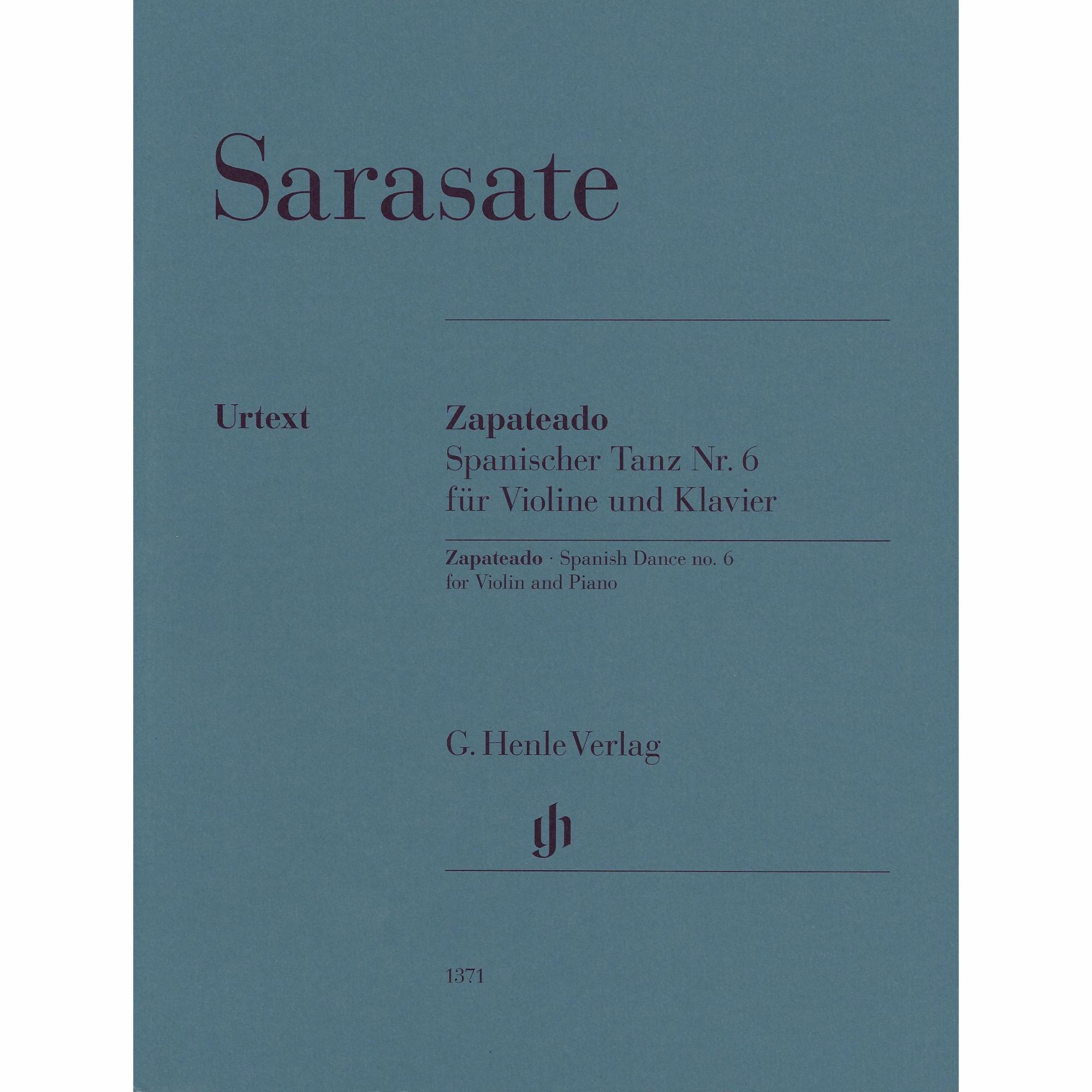 Sarasate -- Zapateado for Violin and Piano