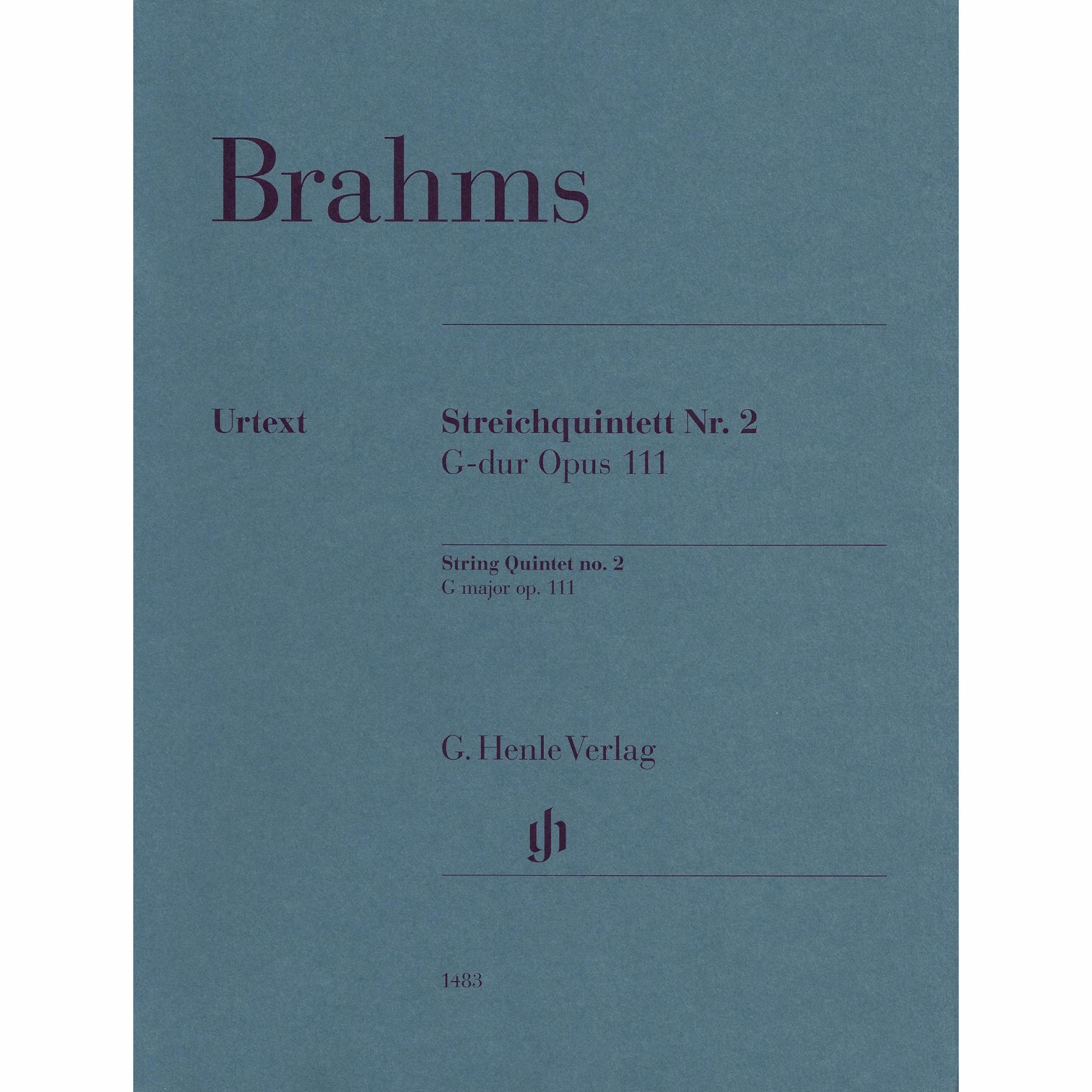 Brahms -- String Quintet No. 2 in G Major, Op. 111