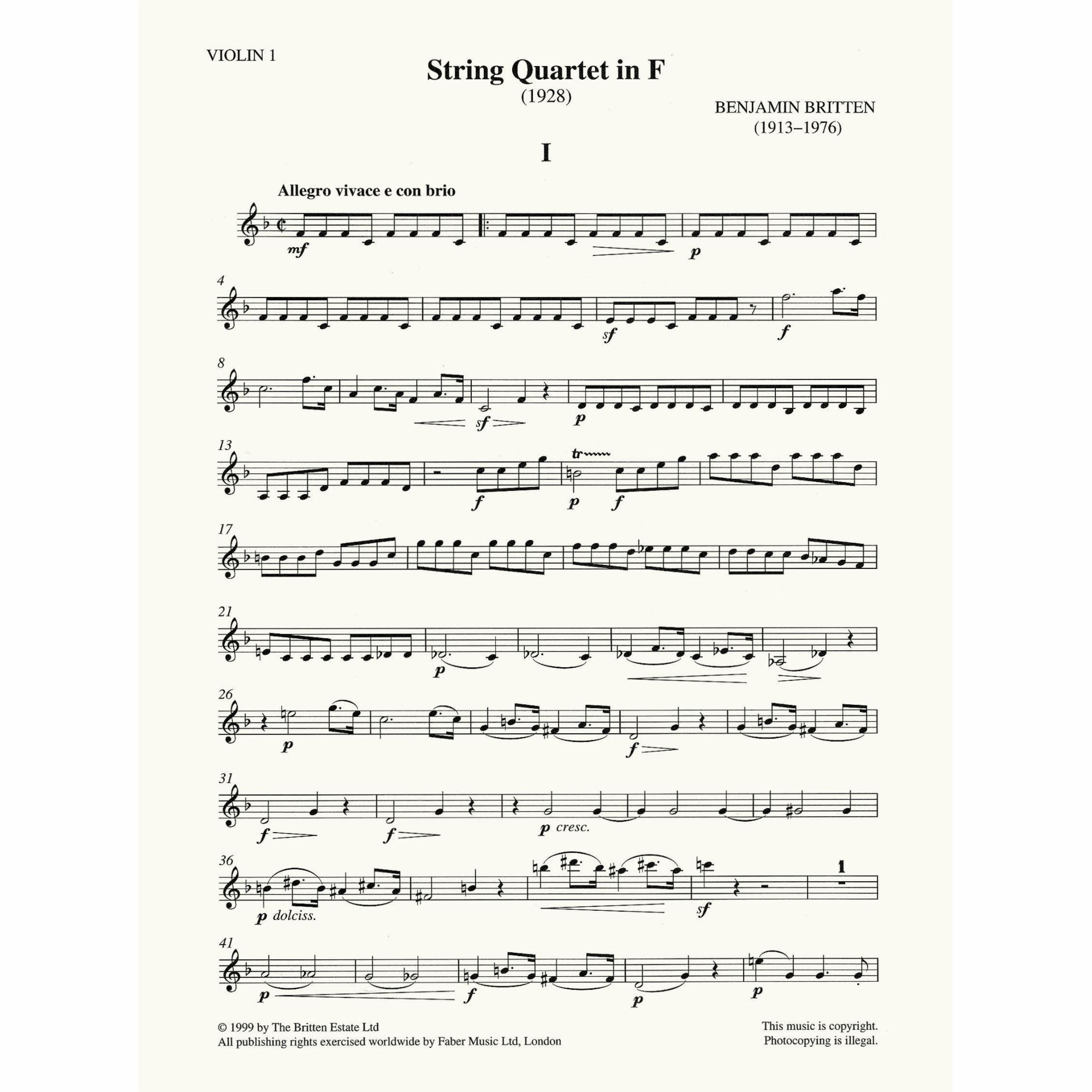 Sample: Violin I (Pg. 2)