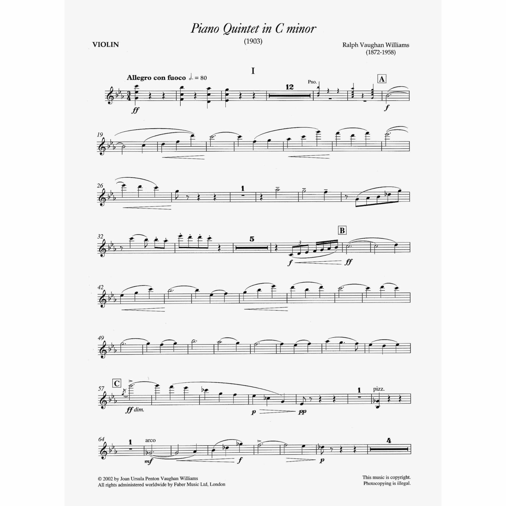 Sample: Violin (Pg. 1)