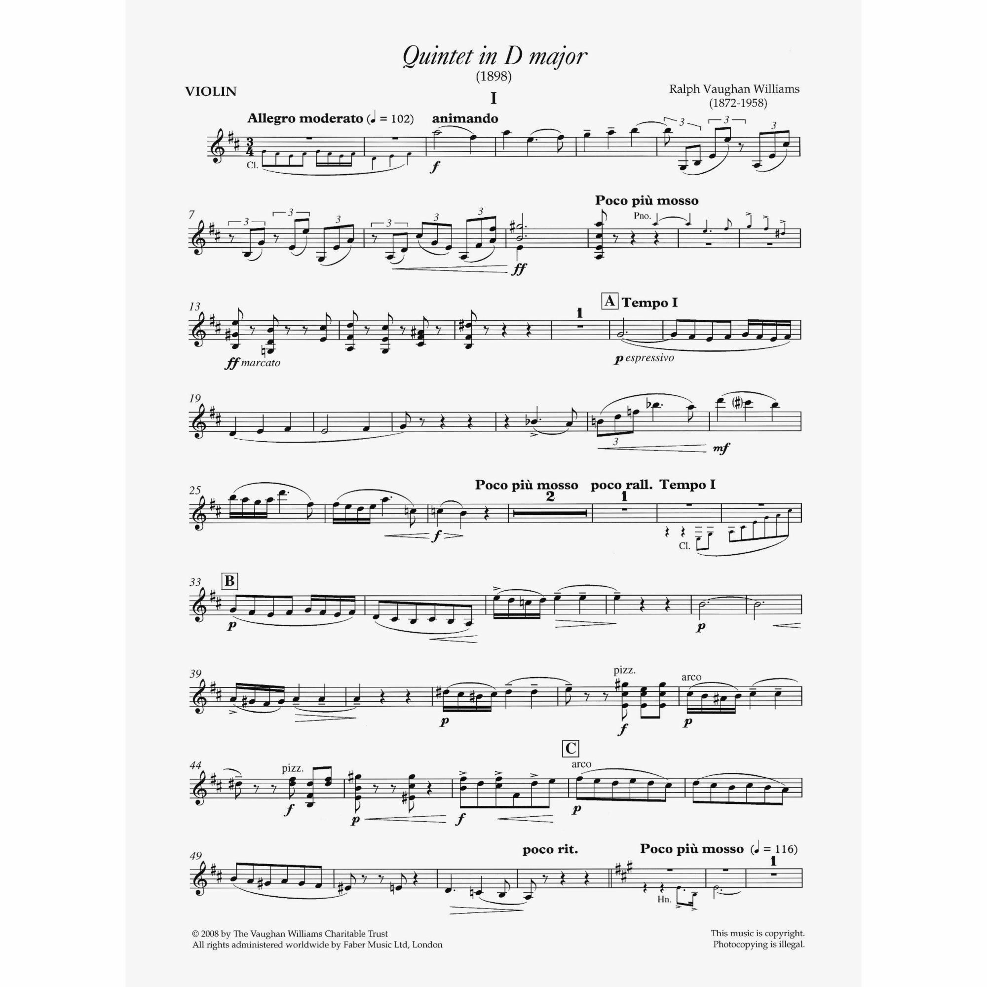 Sample: Violin (Pg. 1)