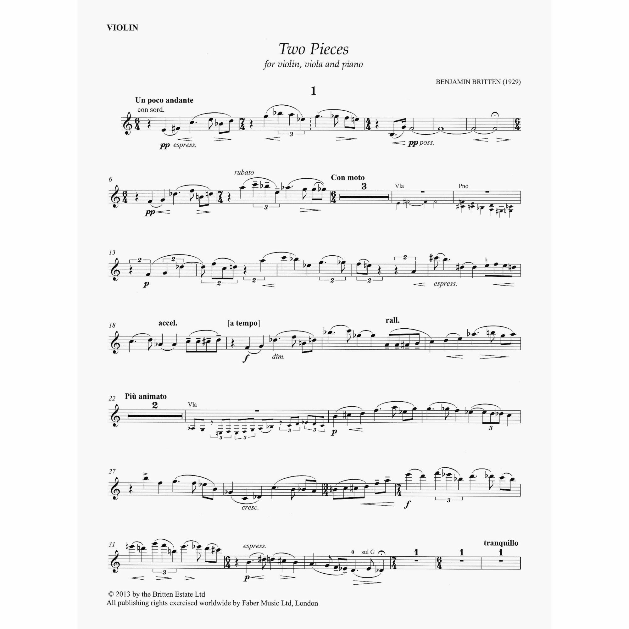 Sample: Violin (Pg. 1)