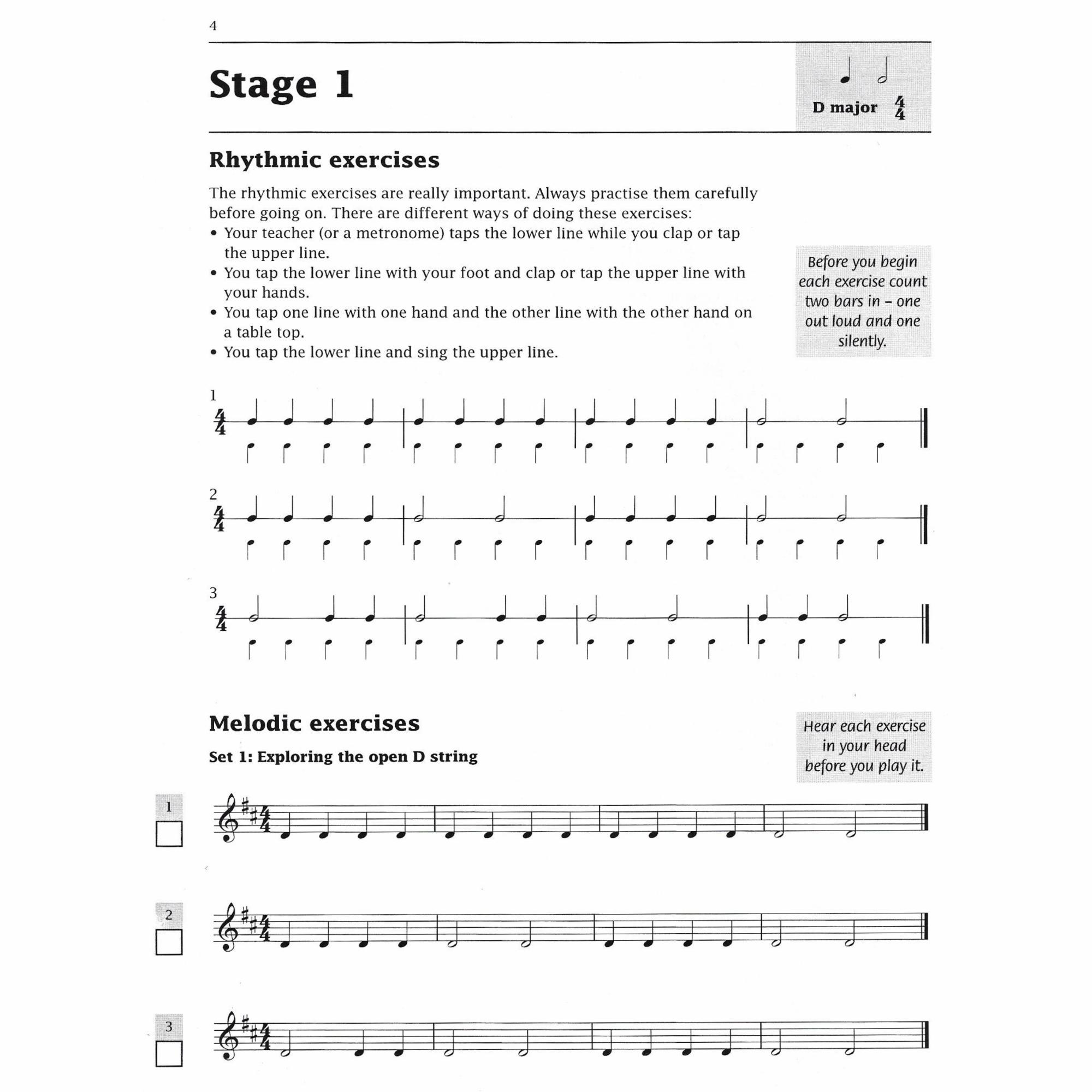 Sample: Level 1 (Pg. 4)