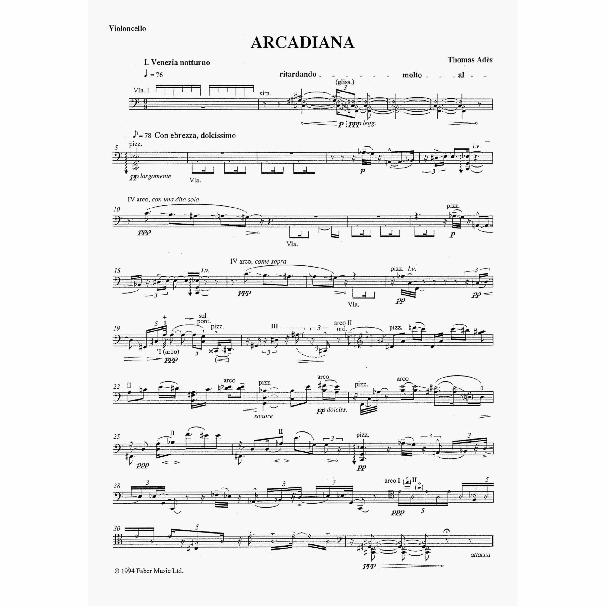 Sample: Cello (Pg. 1)