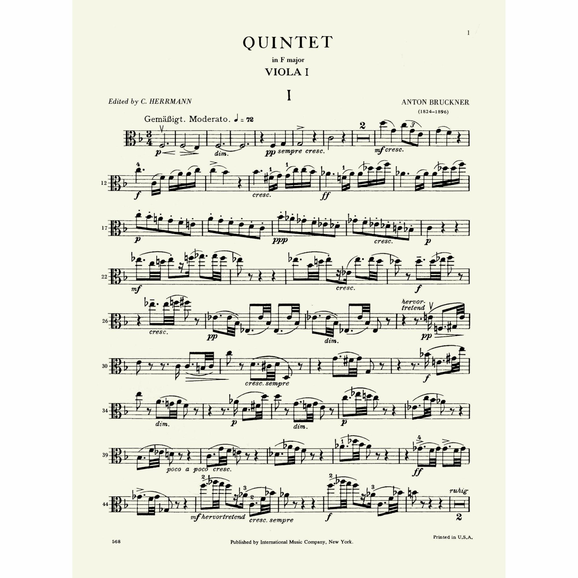 Sample: Viola I (Pg. 1)