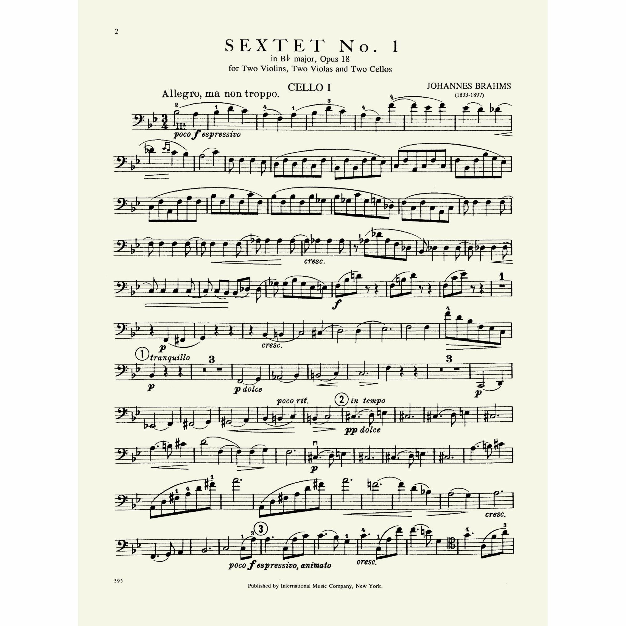 Sample: Cello I (Pg. 2)