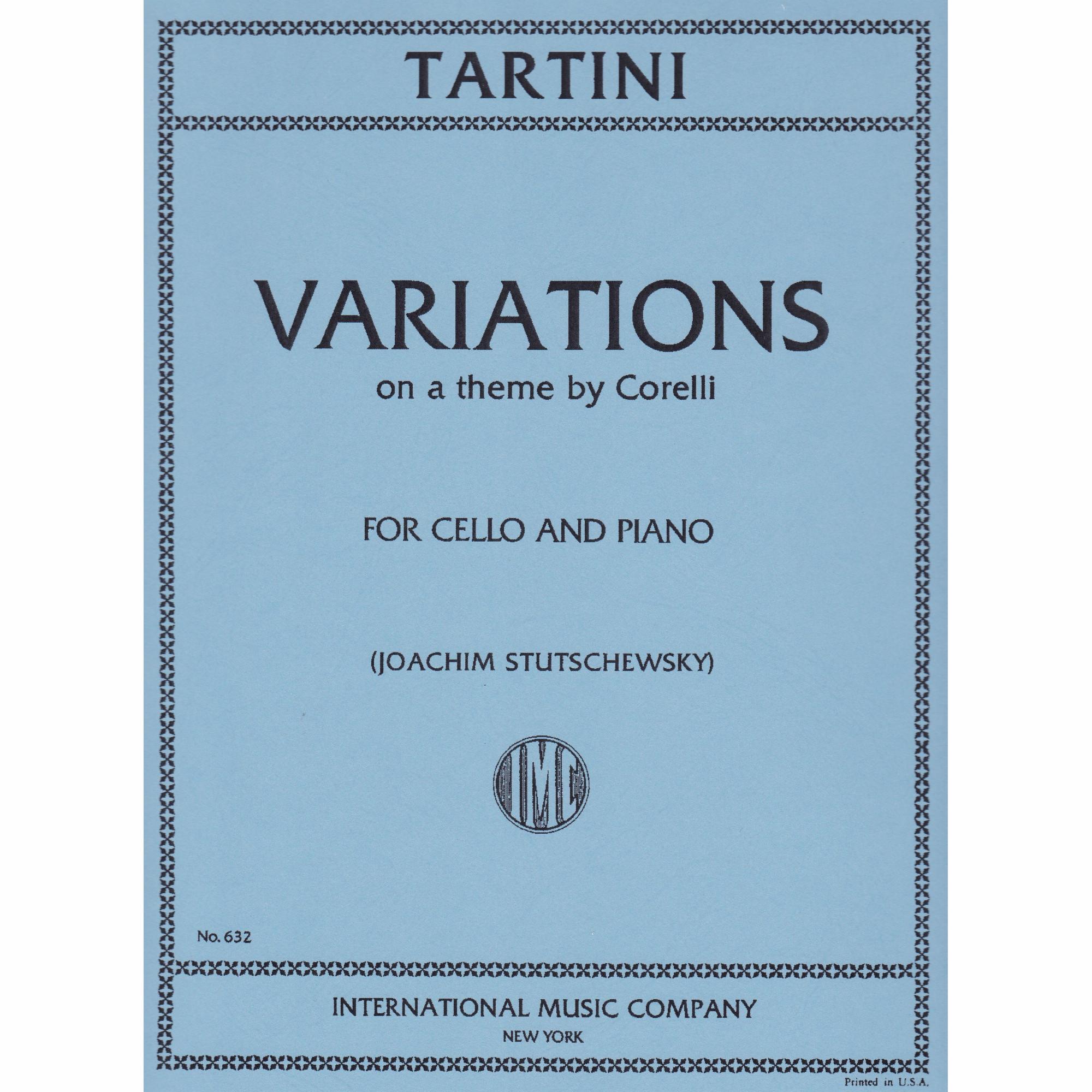 Tartini -- Variations on a Theme by Corelli for Cello and Piano