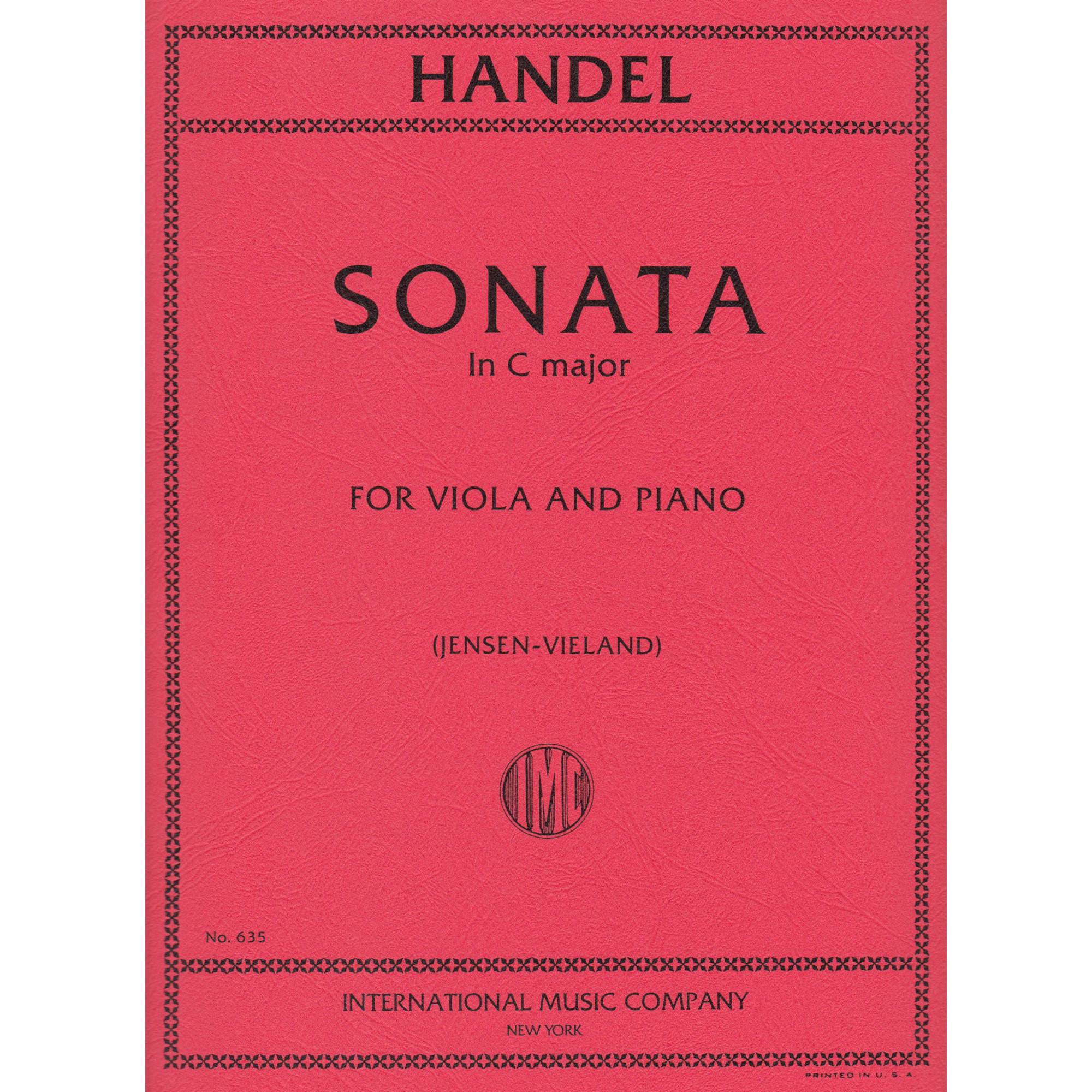 Handel --Sonata in C Major for Viola and Piano