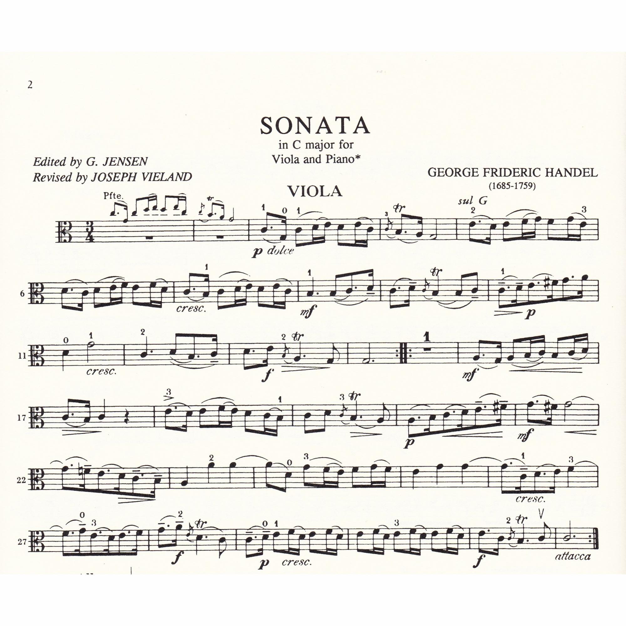 Sample: Viola Part