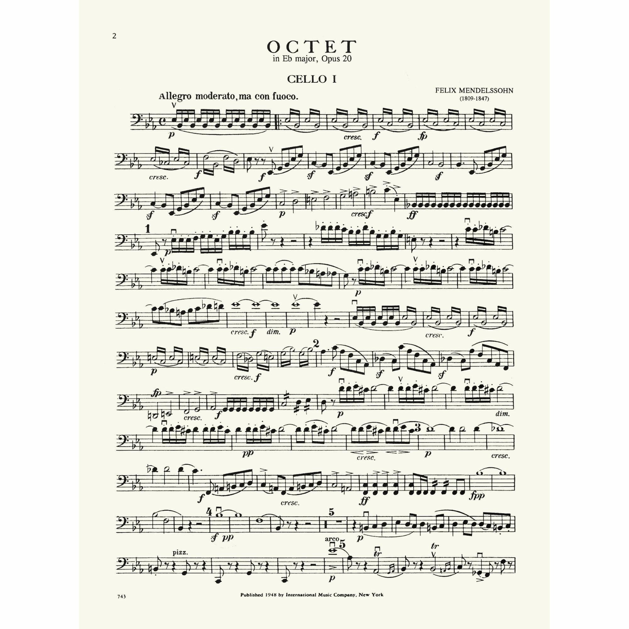 Sample: Cello I (Pg. 2)