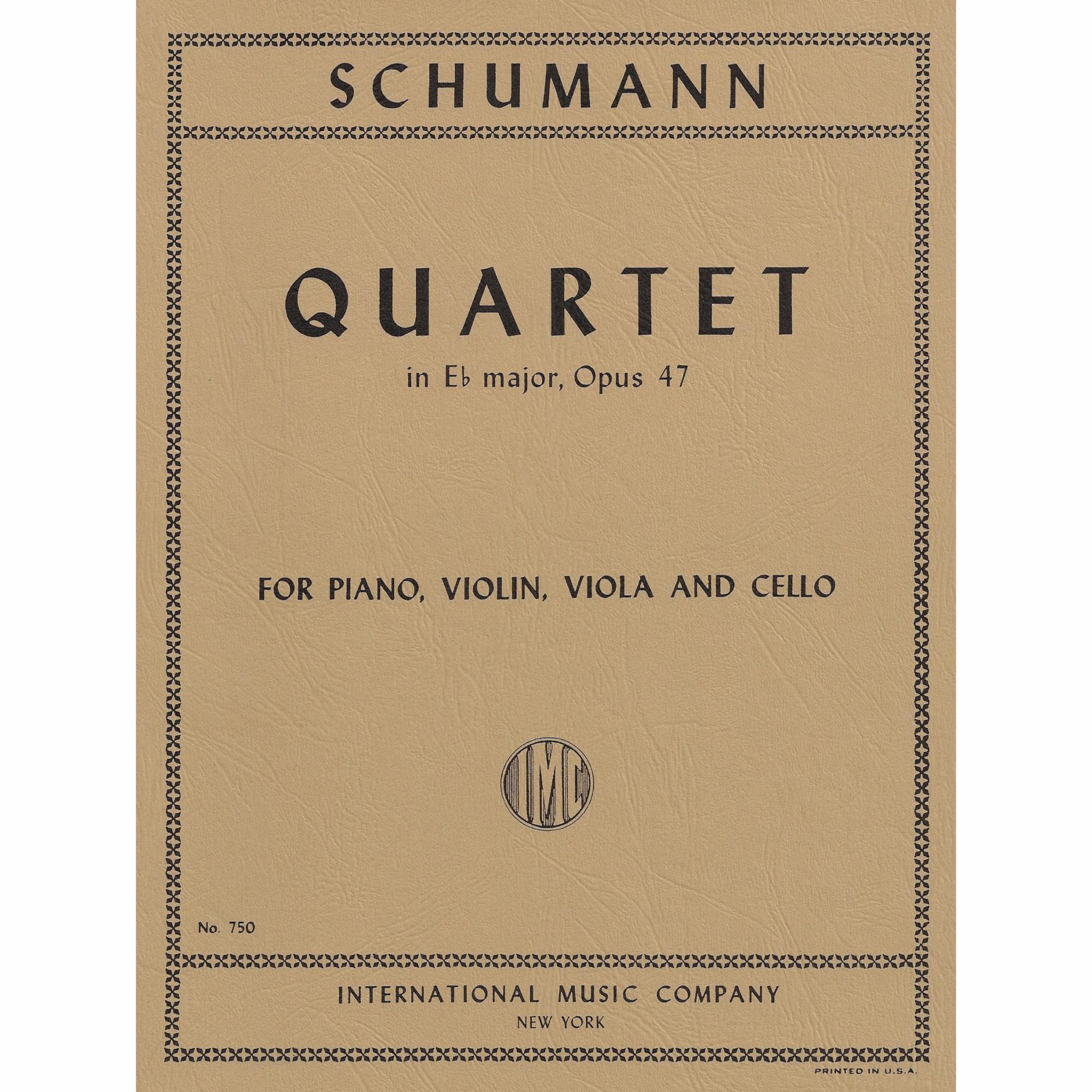 Schumann -- Piano Quartet in E-flat Major, Op. 47