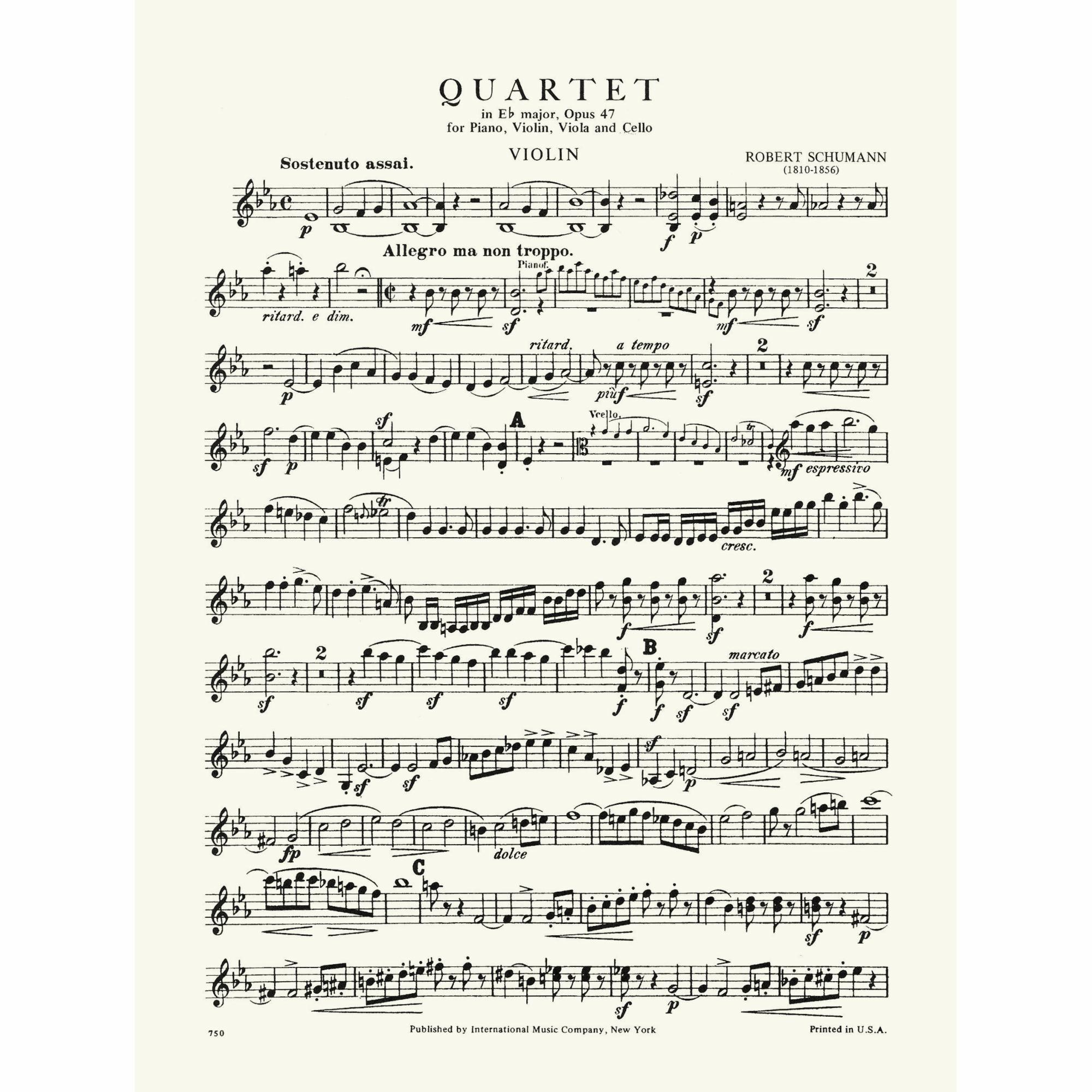 Sample: Violin (Pg. 1)