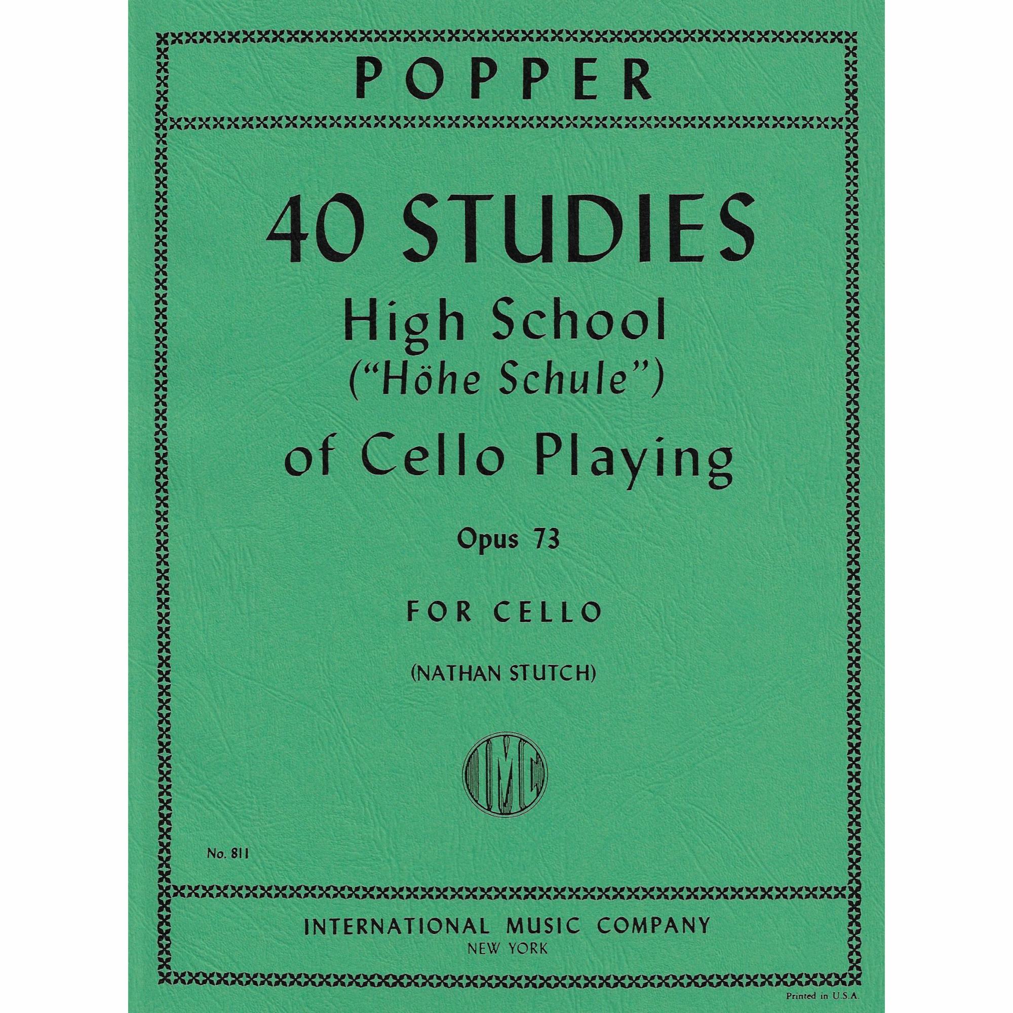 Popper -- The High School of Cello Playing, Op. 73